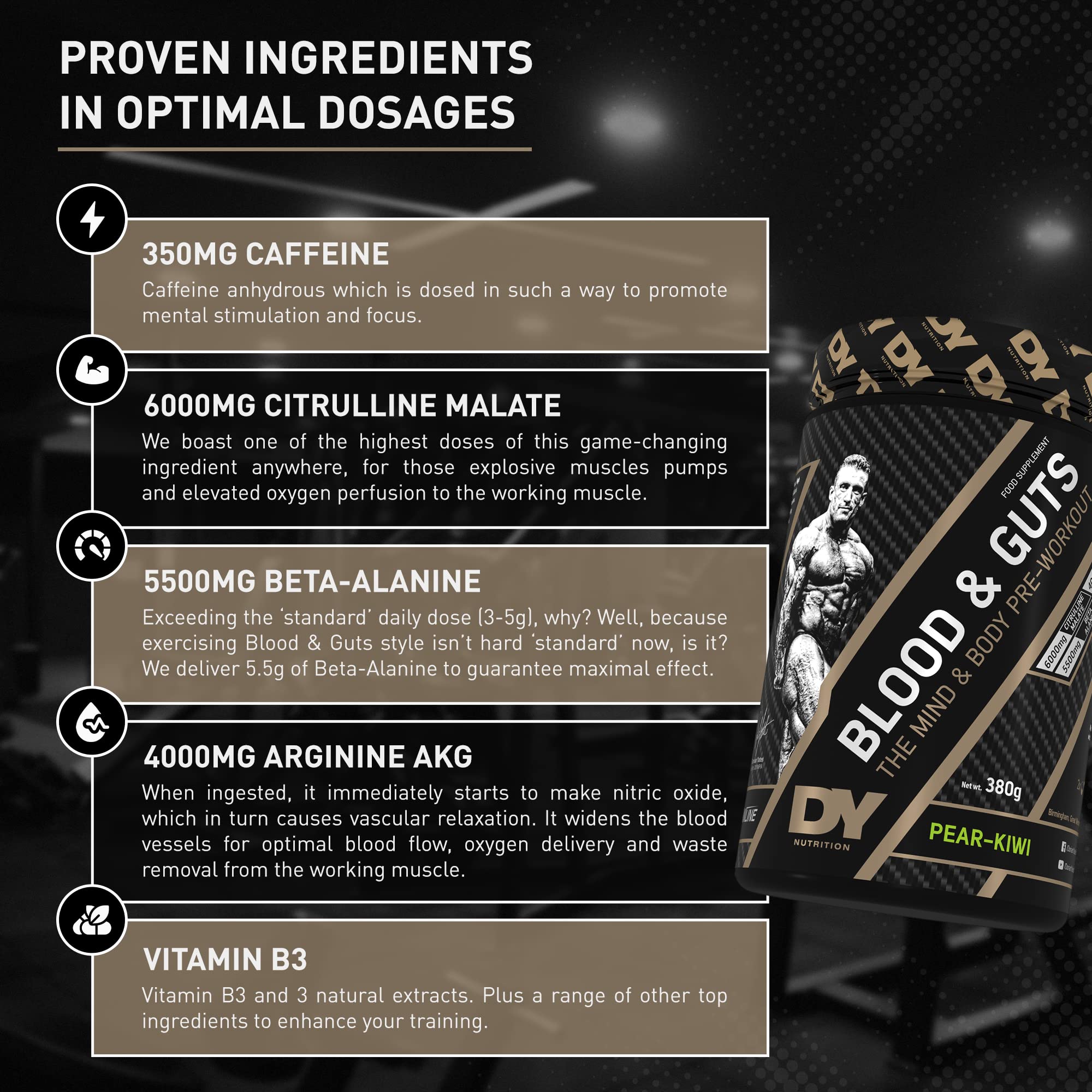 DY Nutrition Blood And Guts 380g