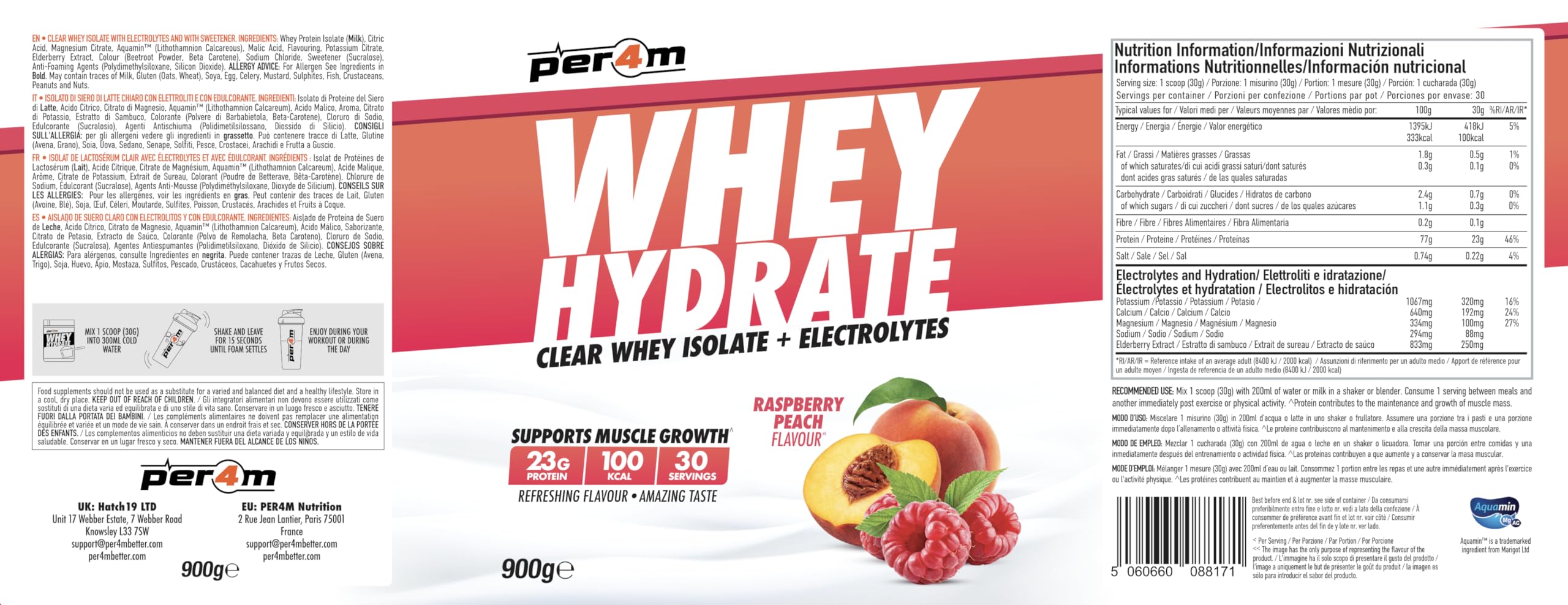 Per4m Whey Hydrate
