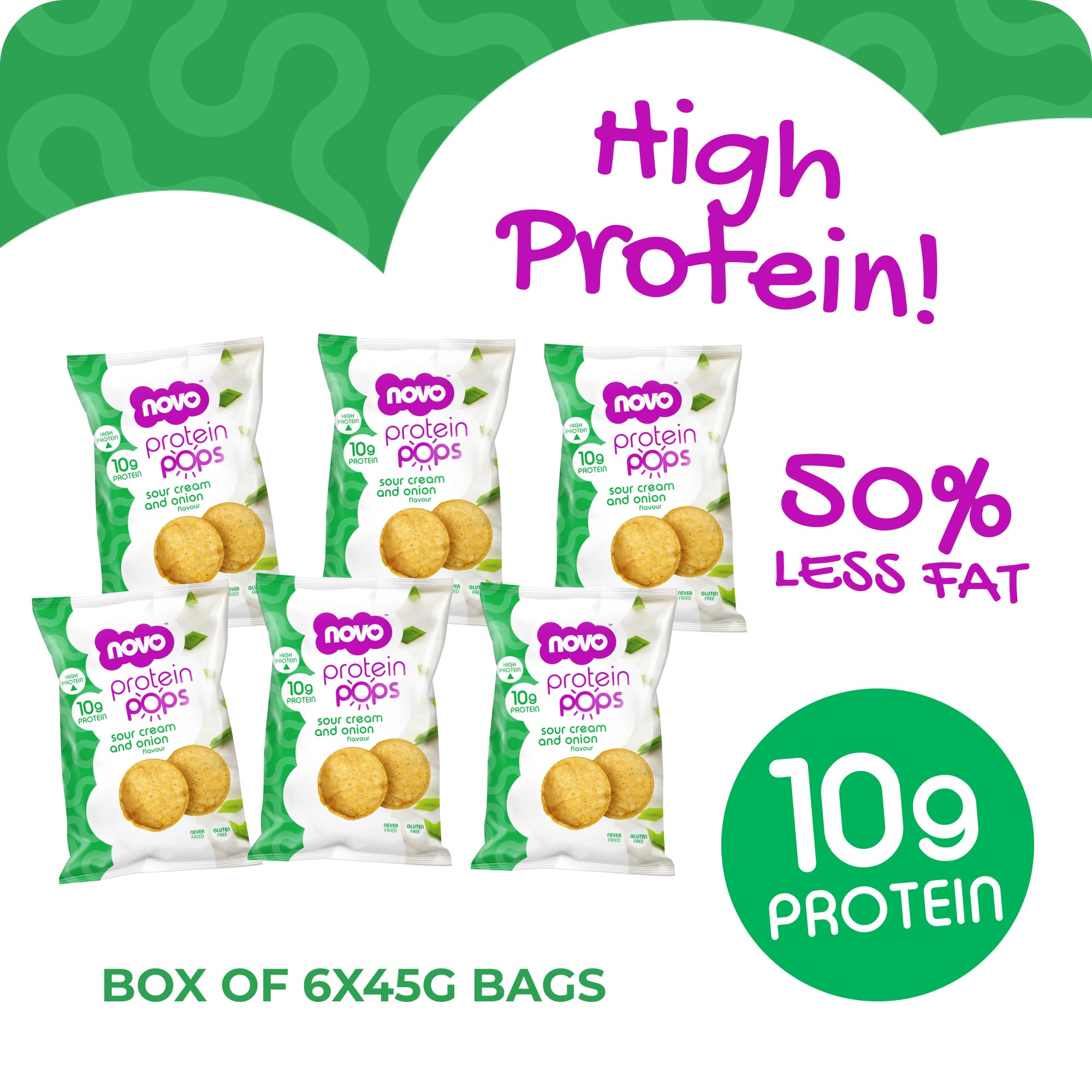 Novo Nutrition Novo Protein Pops - Protein Crisps