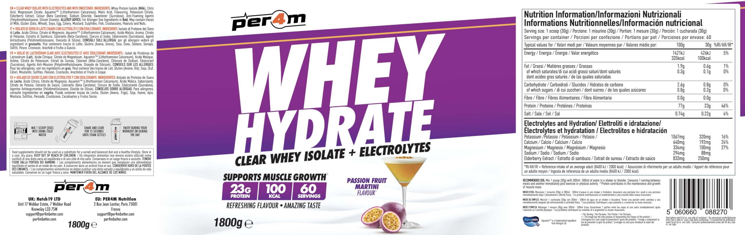 Per4m Whey Hydrate