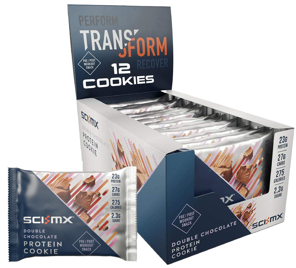 Sci-MX Cookie - 12x75g / Double Chocolate - Protein Cookies