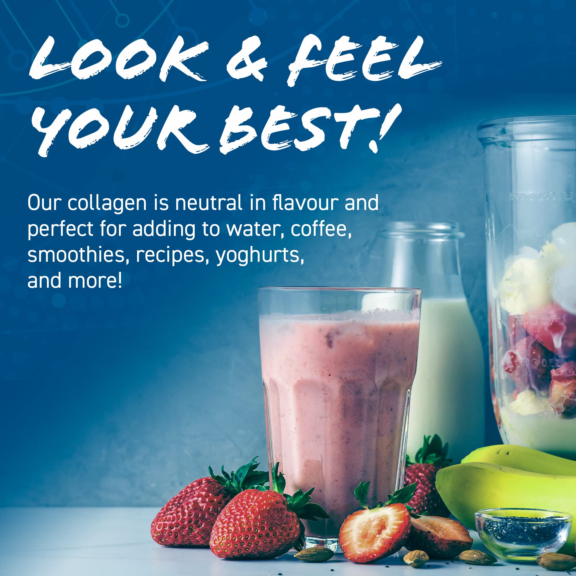 Applied Nutrition Collagen Peptides Unflavoured - 300g - Bovine Collagen Powder