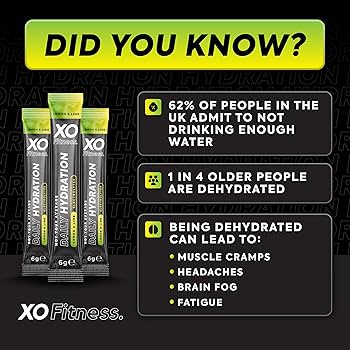 XO Fitness Hydration Mixed Box (Mix Ber x5/Lem & Limx5) 10x6g