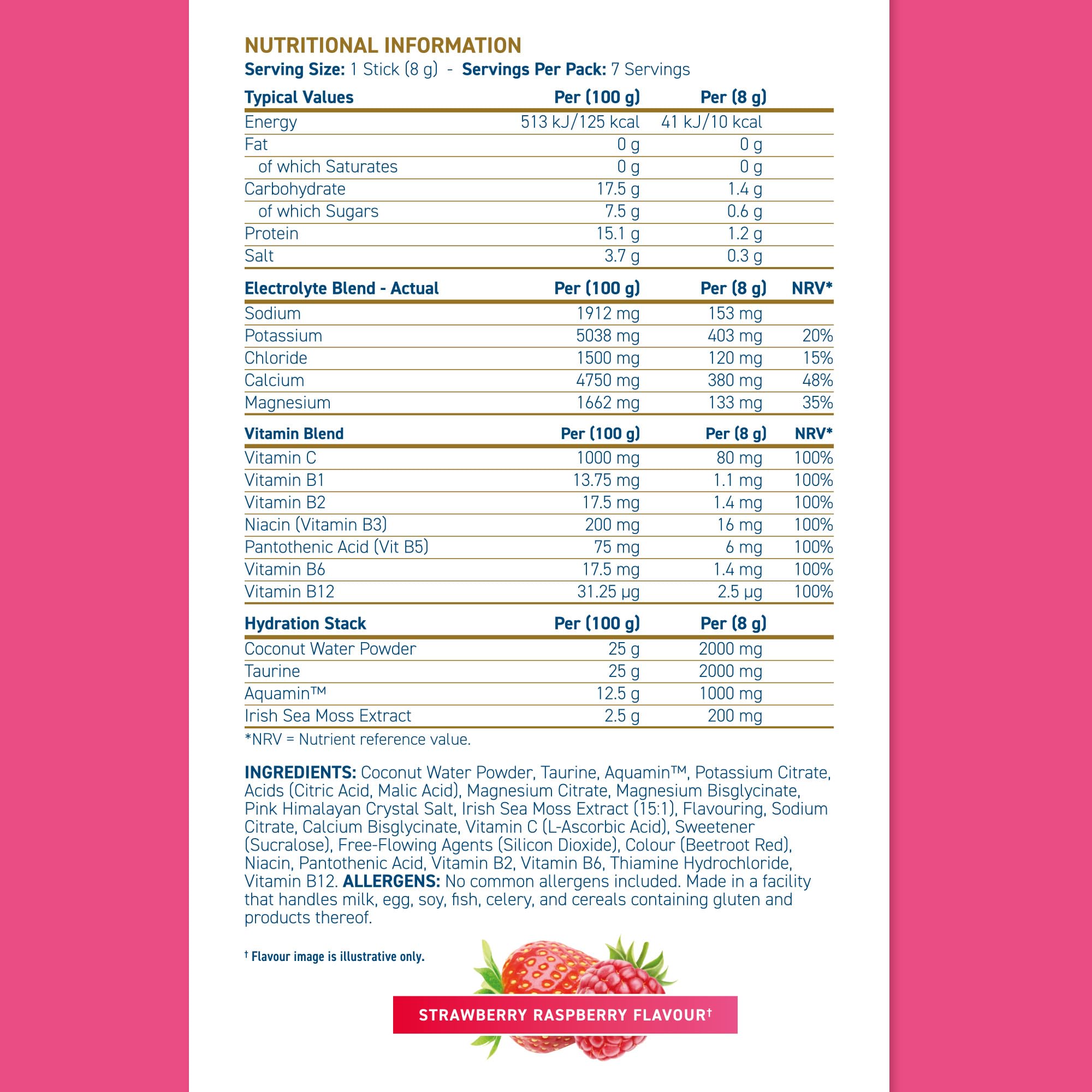Applied Nutrition Hydration + Electrolyte & Vitamin Powder Sticks - British Brands