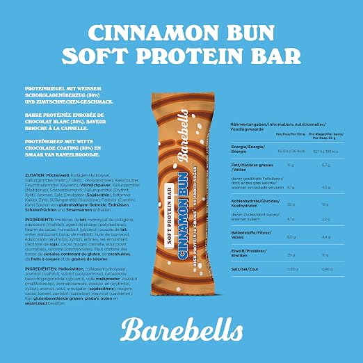 Barebells Soft Protein Bar 12x55g