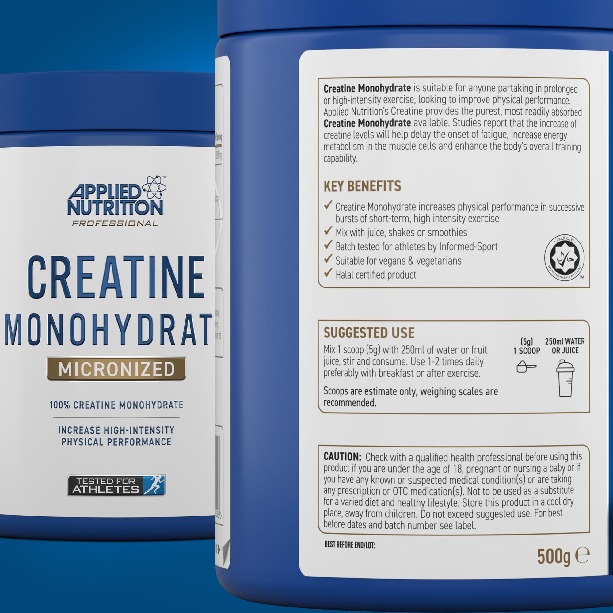 Applied Nutrition Creatine Monohydrate - Creatine Powder