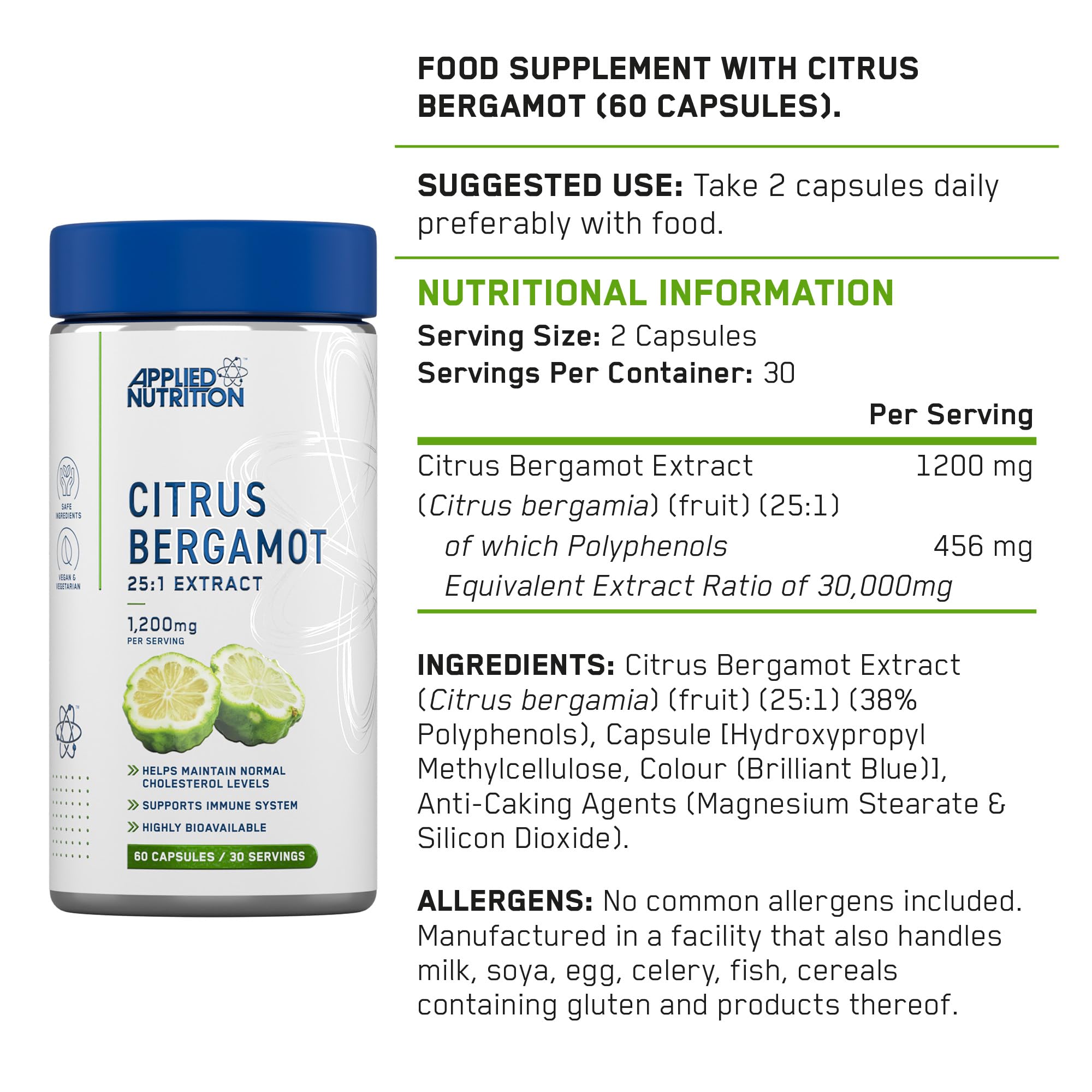 Applied Nutrition Citrus Bergamot