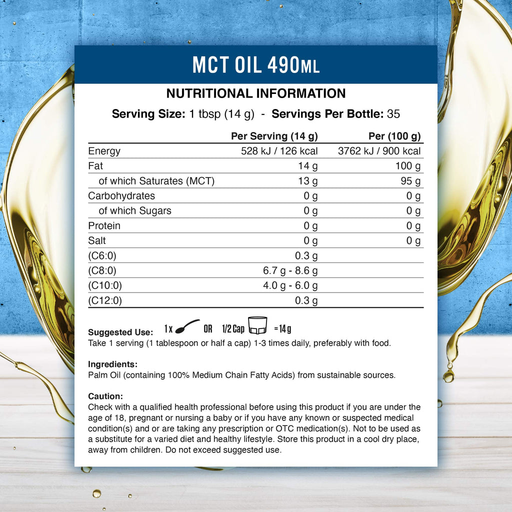 Applied Nutrition MCT Oil - 490ml - MCT Oil