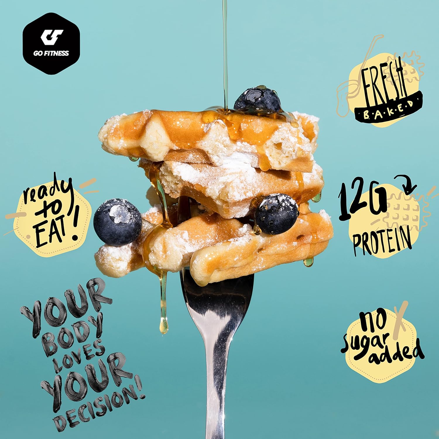 Go Fitness Protein Waffle - Protein Waffles
