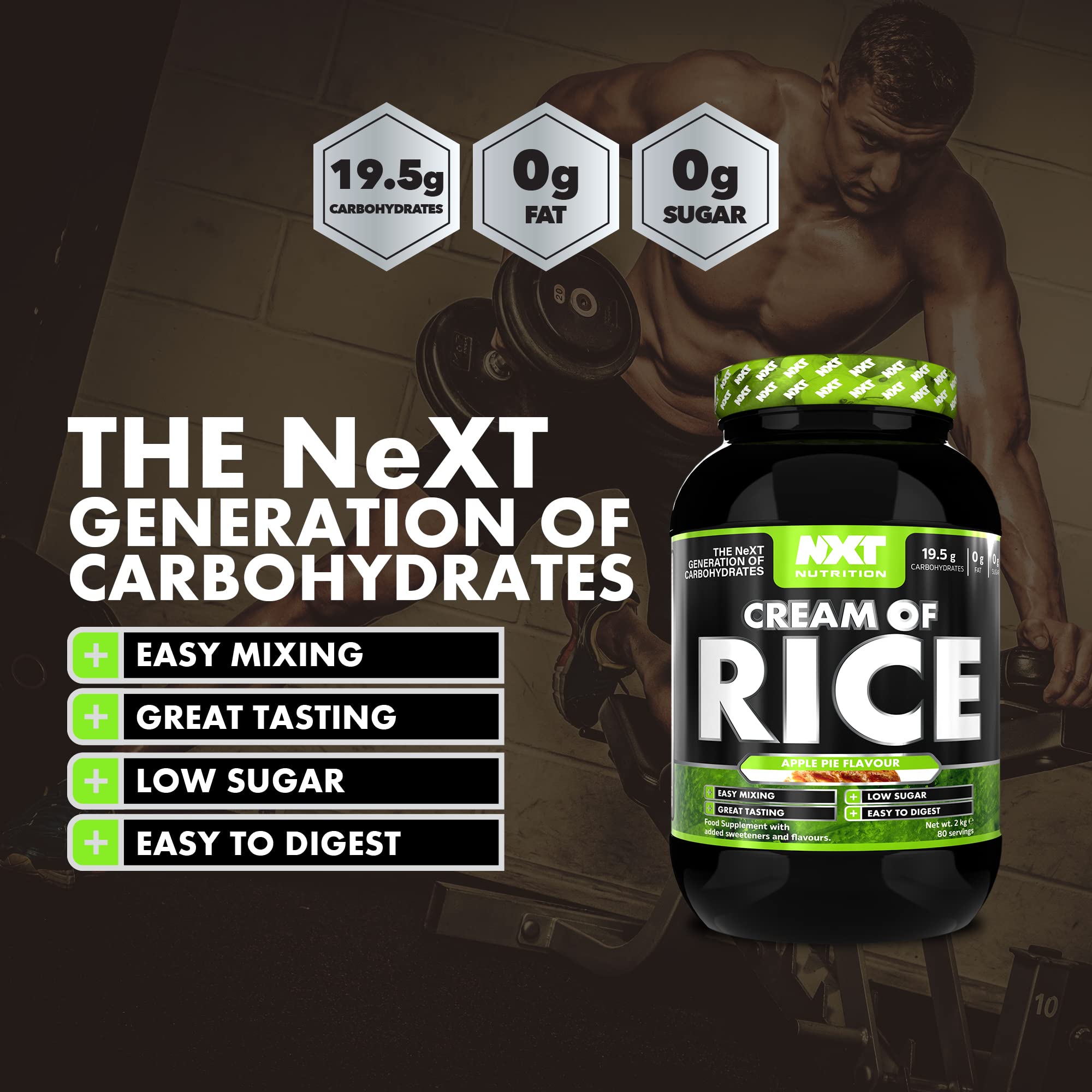 NXT Nutrition Cream of Rice 2kg