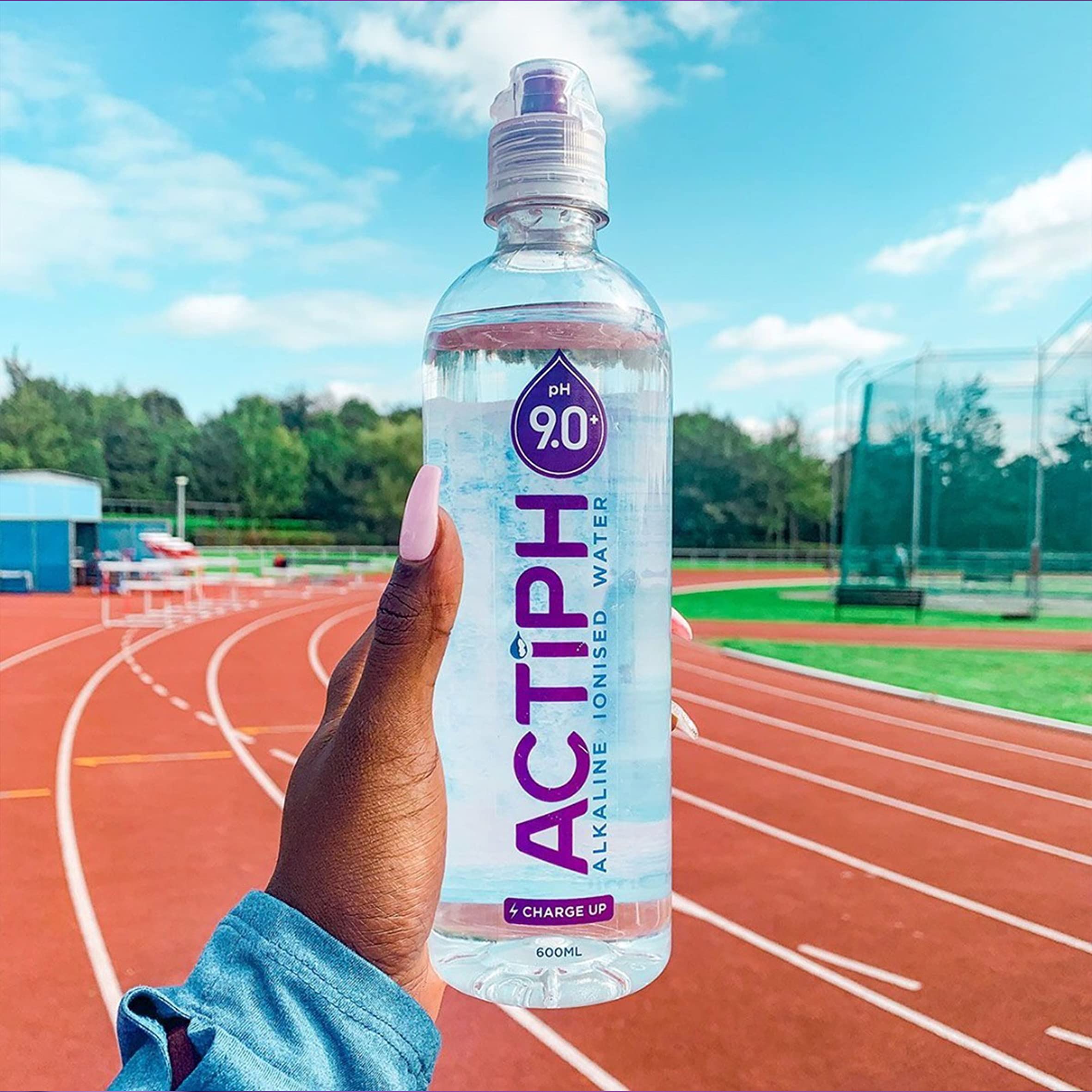 Actiph Alkaline Ionised Water - 12x600ml - Water