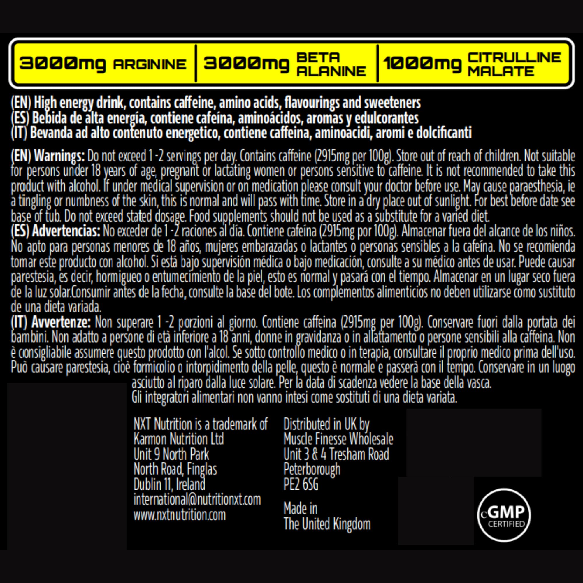NXT Nutrition TNT Nuclear 420g