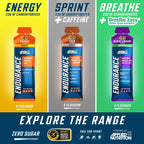 Three Applied Nutrition Endurance Energy Gel Pack variations with halal certified endurance energy gels