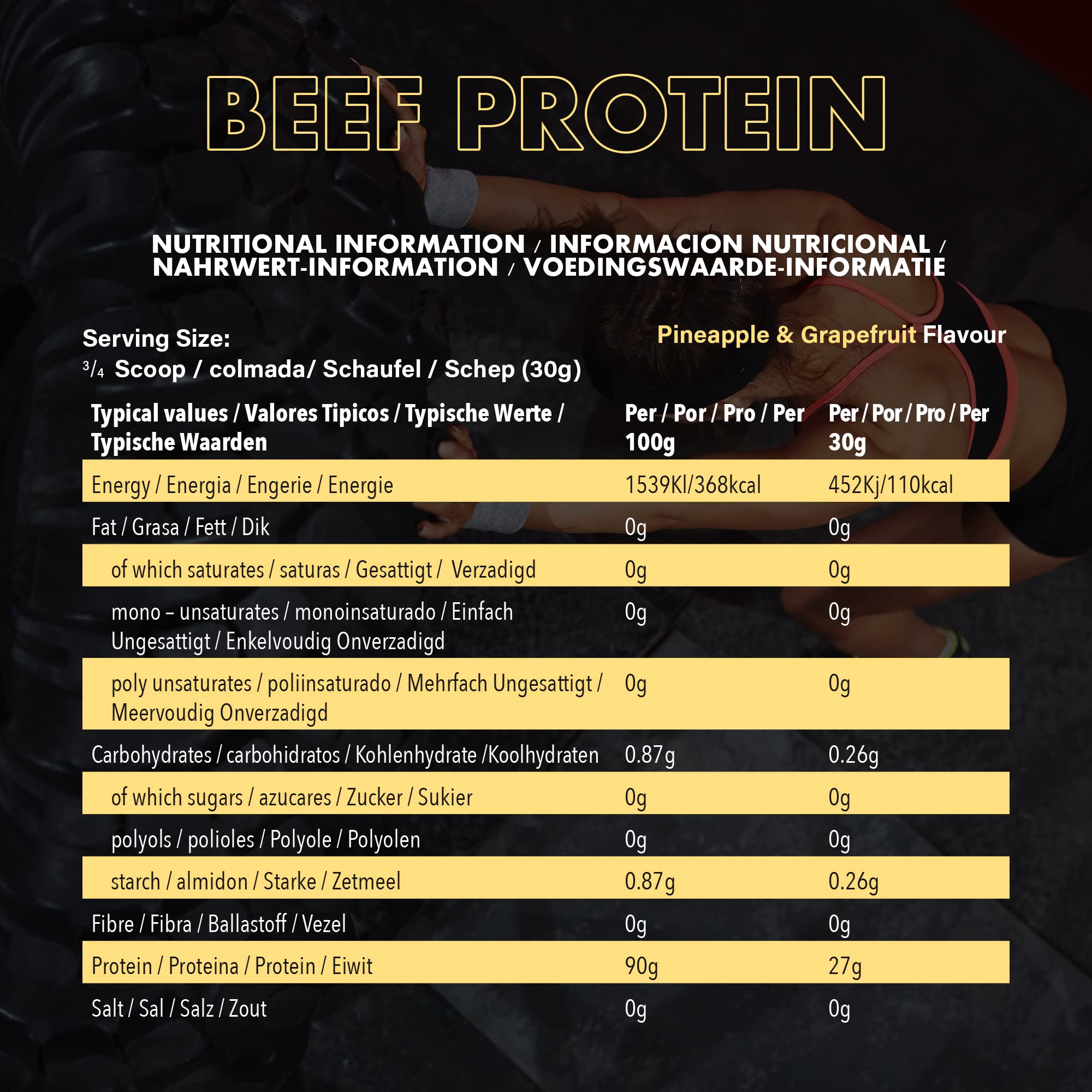 NXT Nutrition Beef Protein Isolate 540g