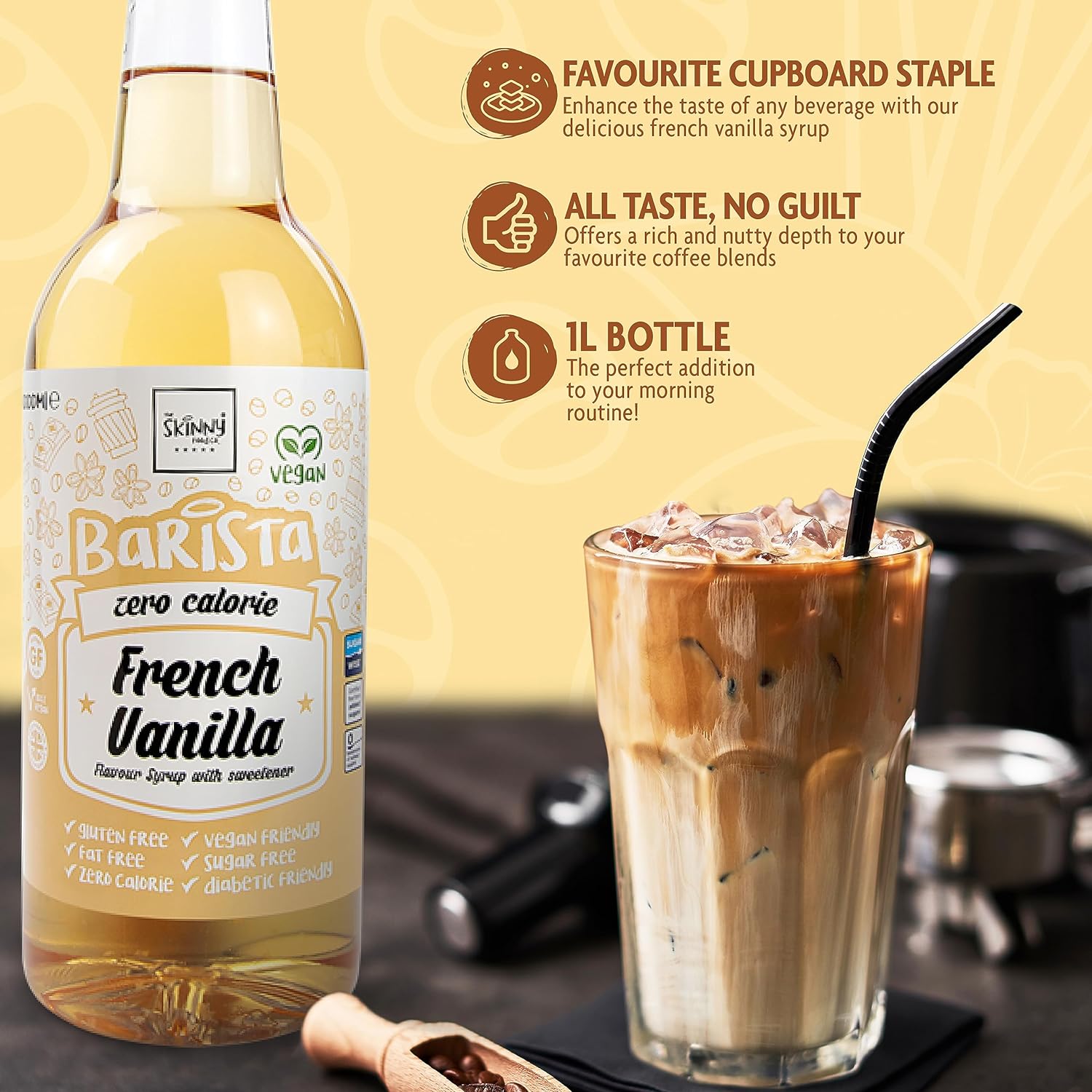 The Skinny Food Co Skinny Barista Zero Calorie Coffee Syrup - Zero VAT ZER001