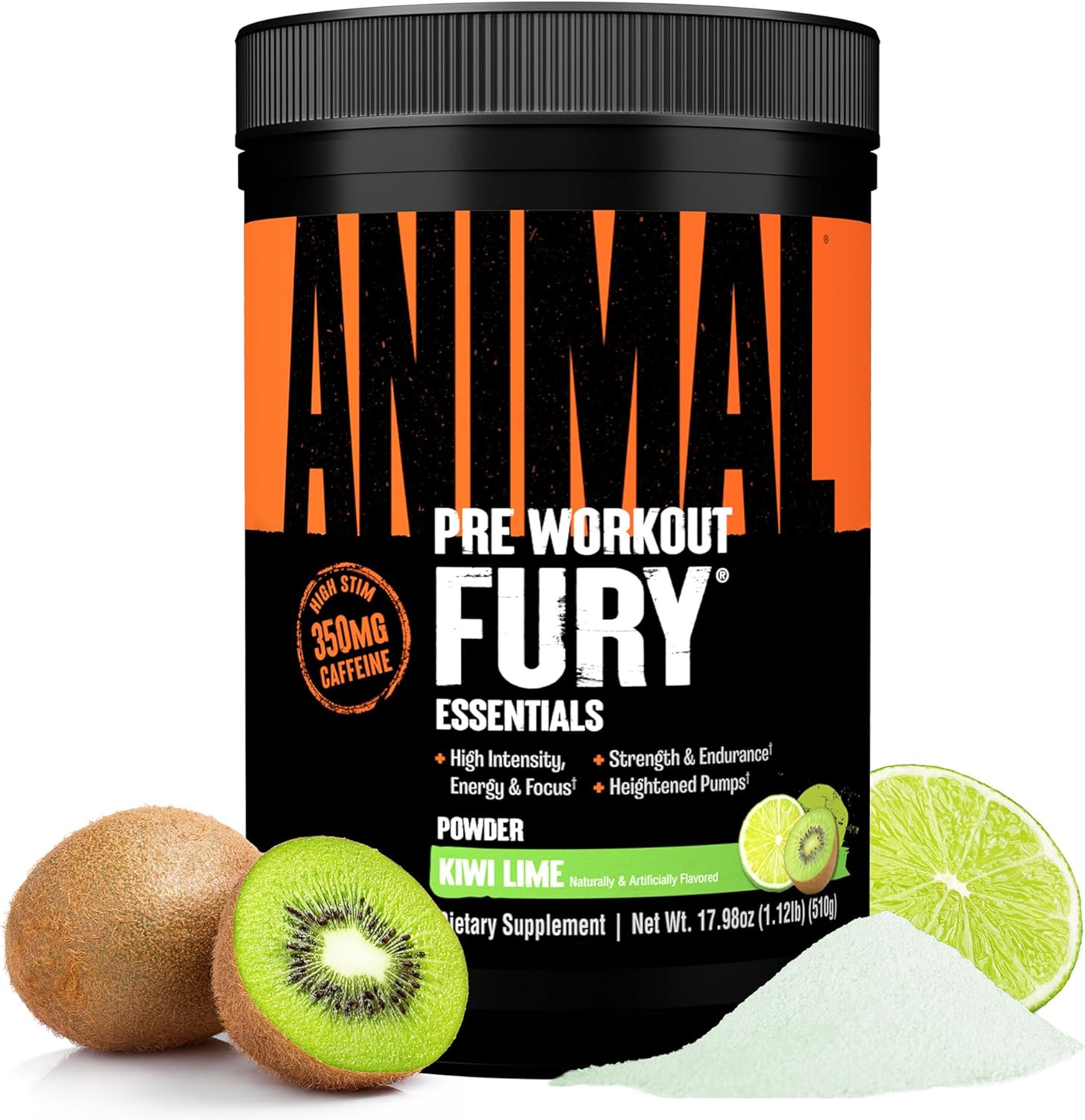 Animal Fury Pre Workout Powder | Energy, Focus, Strength, Endurance