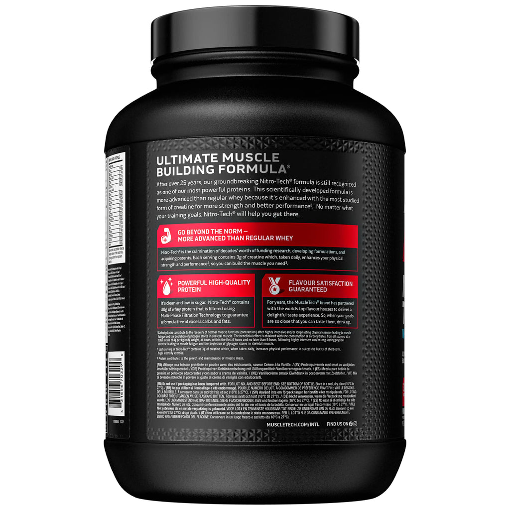 Muscletech Nitro Tech - Whey Protein Powder