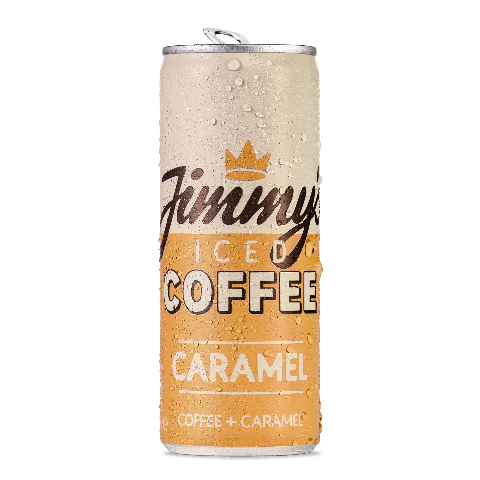 Chilled Jimmy’s Iced Coffee Caramel can 12x250ml with shipping options available