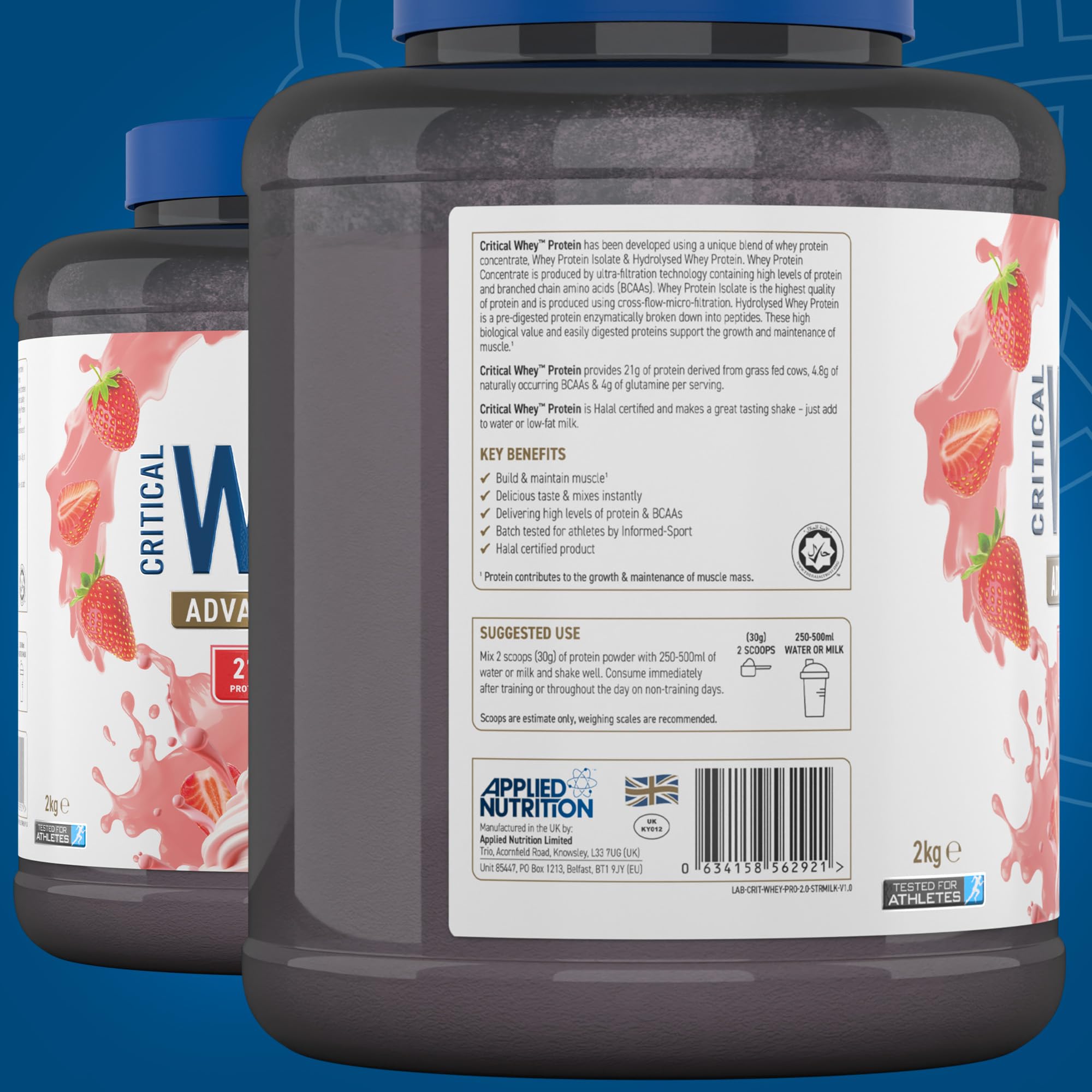 Applied Nutrition Critical Whey - Whey Protein Powder