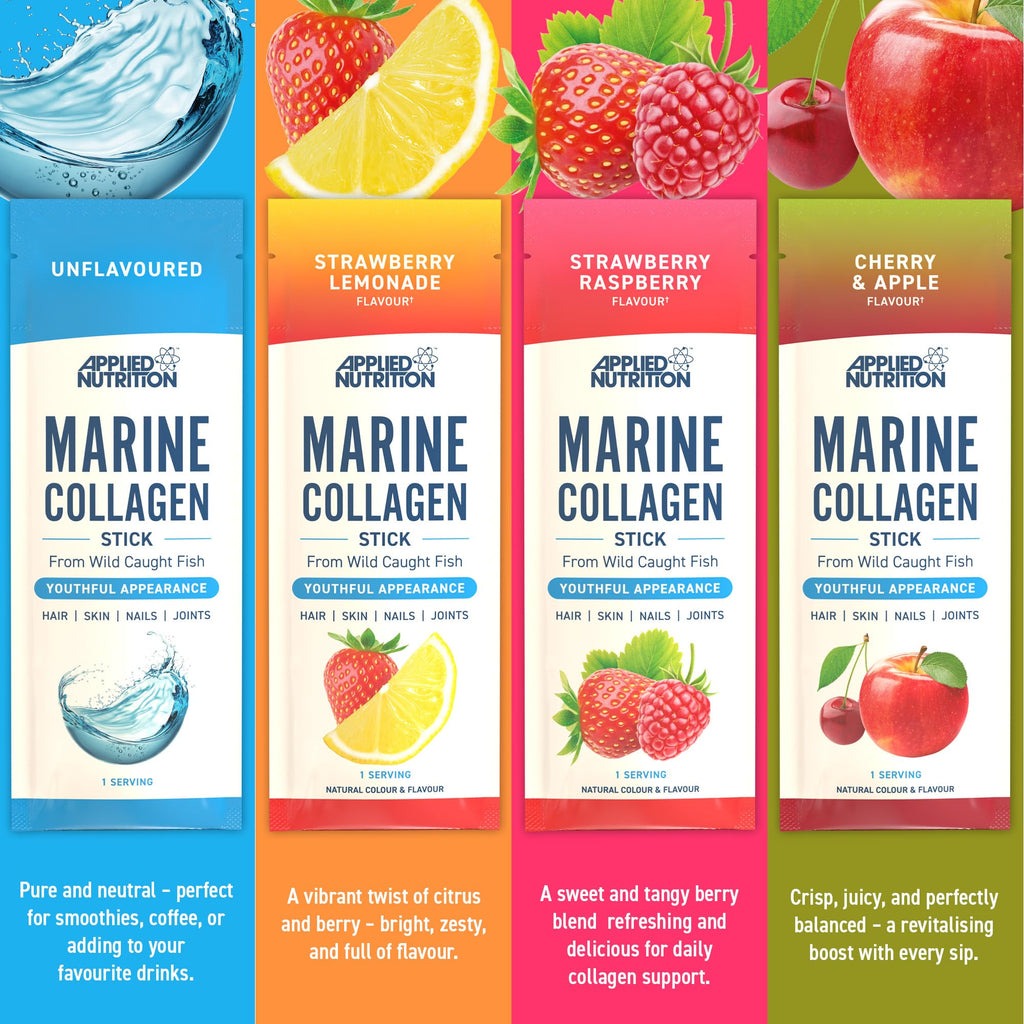 Applied Nutrition Marine Collagen Sticks - Halal