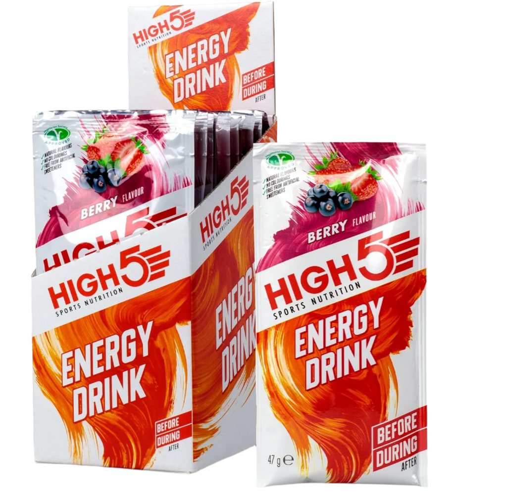 HIGH5 Energy Drink - 12x47g / Berry - Sports & Energy Drink Mixes