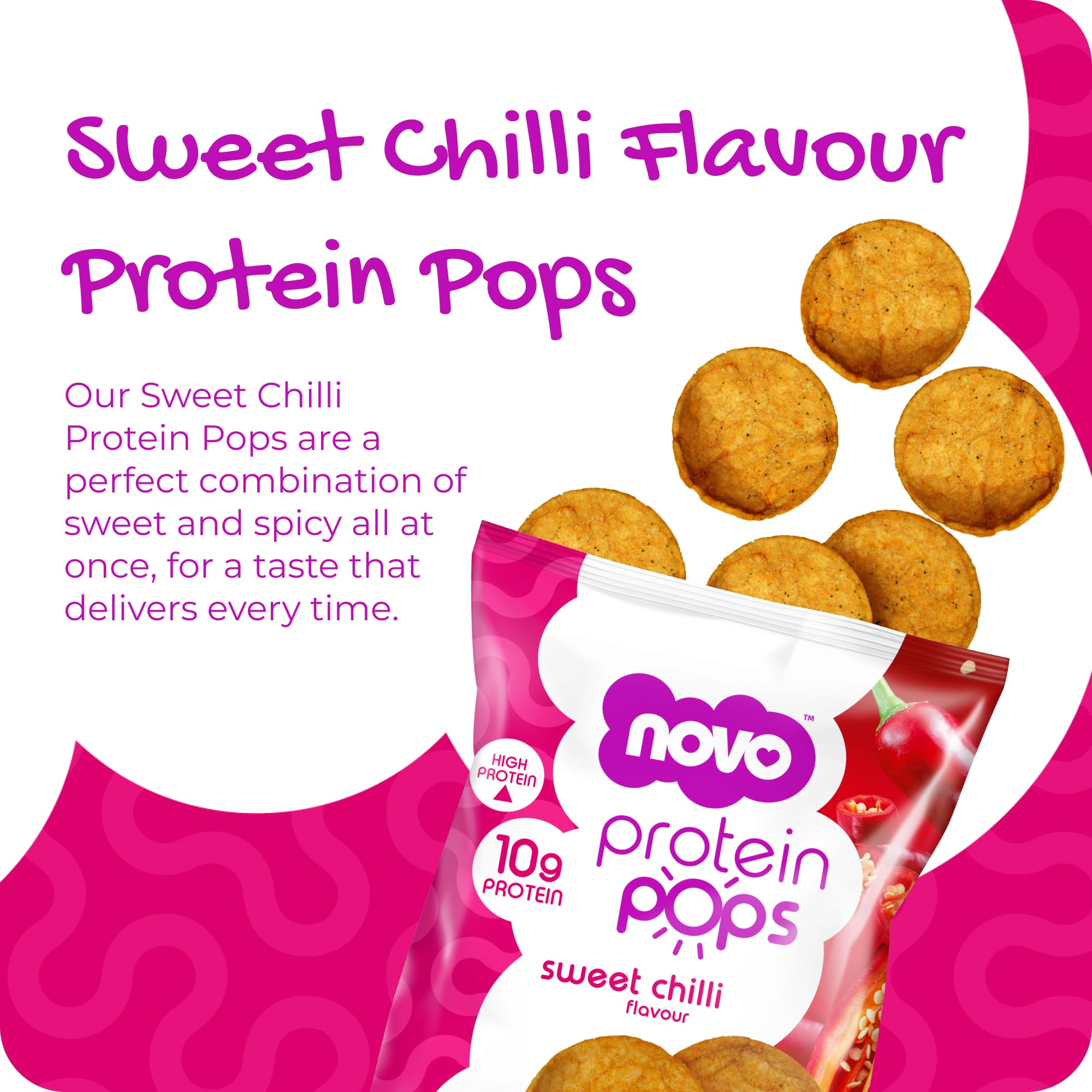 Novo Nutrition Novo Protein Pops - Protein Crisps