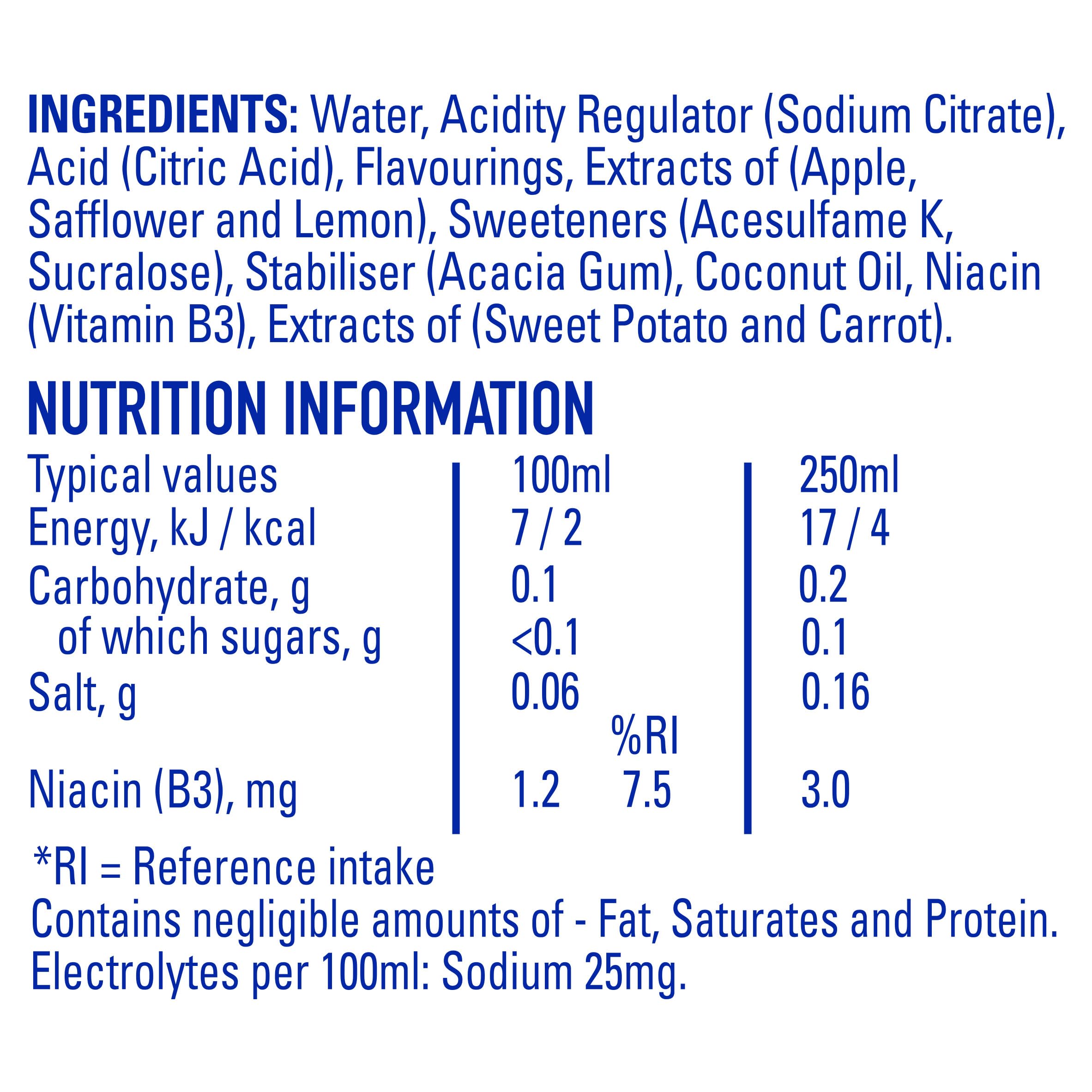 Lucozade Sport Zero 12x500ml