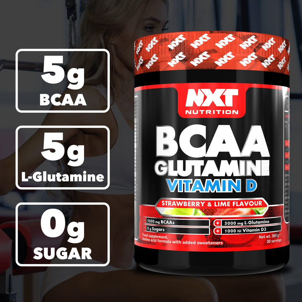 NXT Nutrition BCAA, Glutamine & VIt D 360g