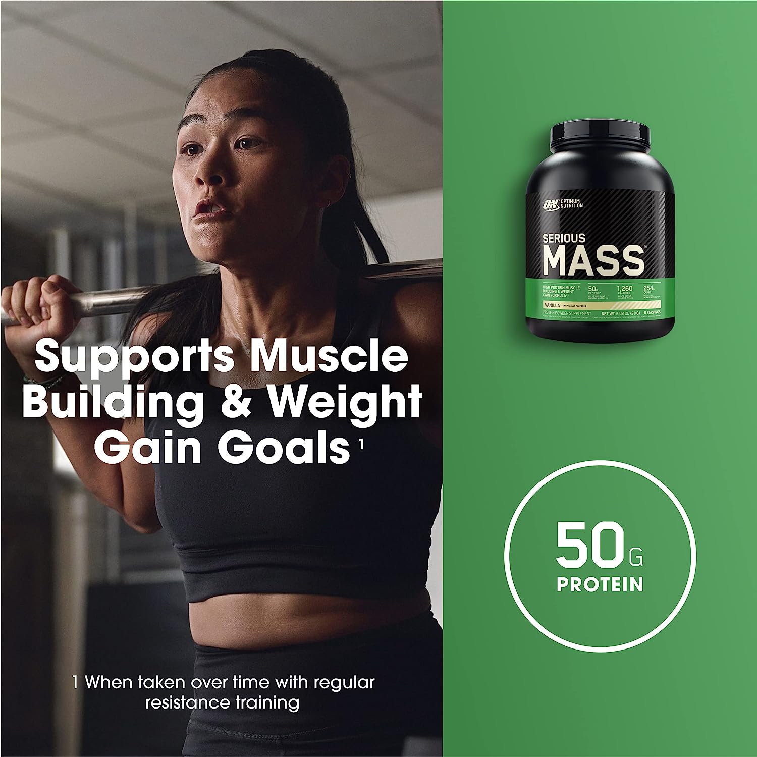 Optimum Nutrition Serious Mass Chocolate Peanut Butter - Weight Gainer Powder