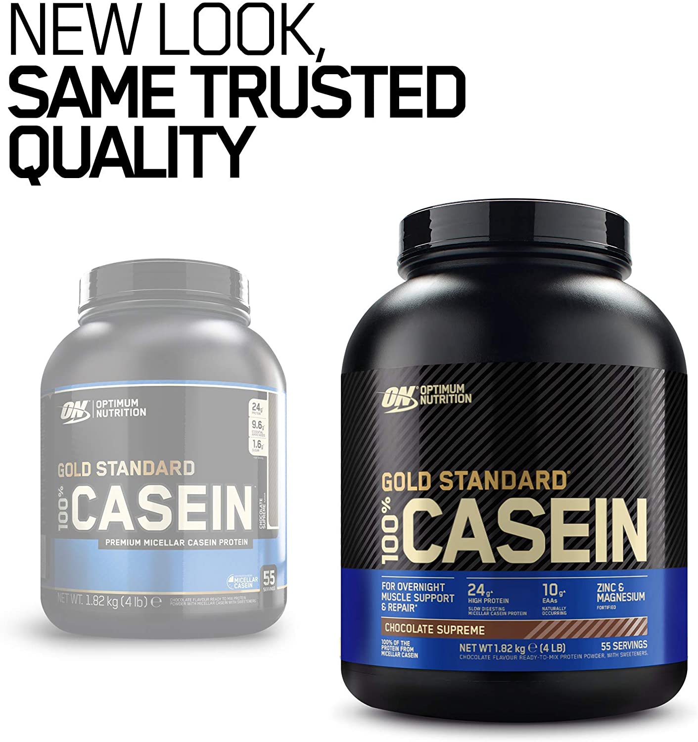 Optimum Nutrition Gold Standard 100% Casein Creamy - Micellar Casein Protein Powder