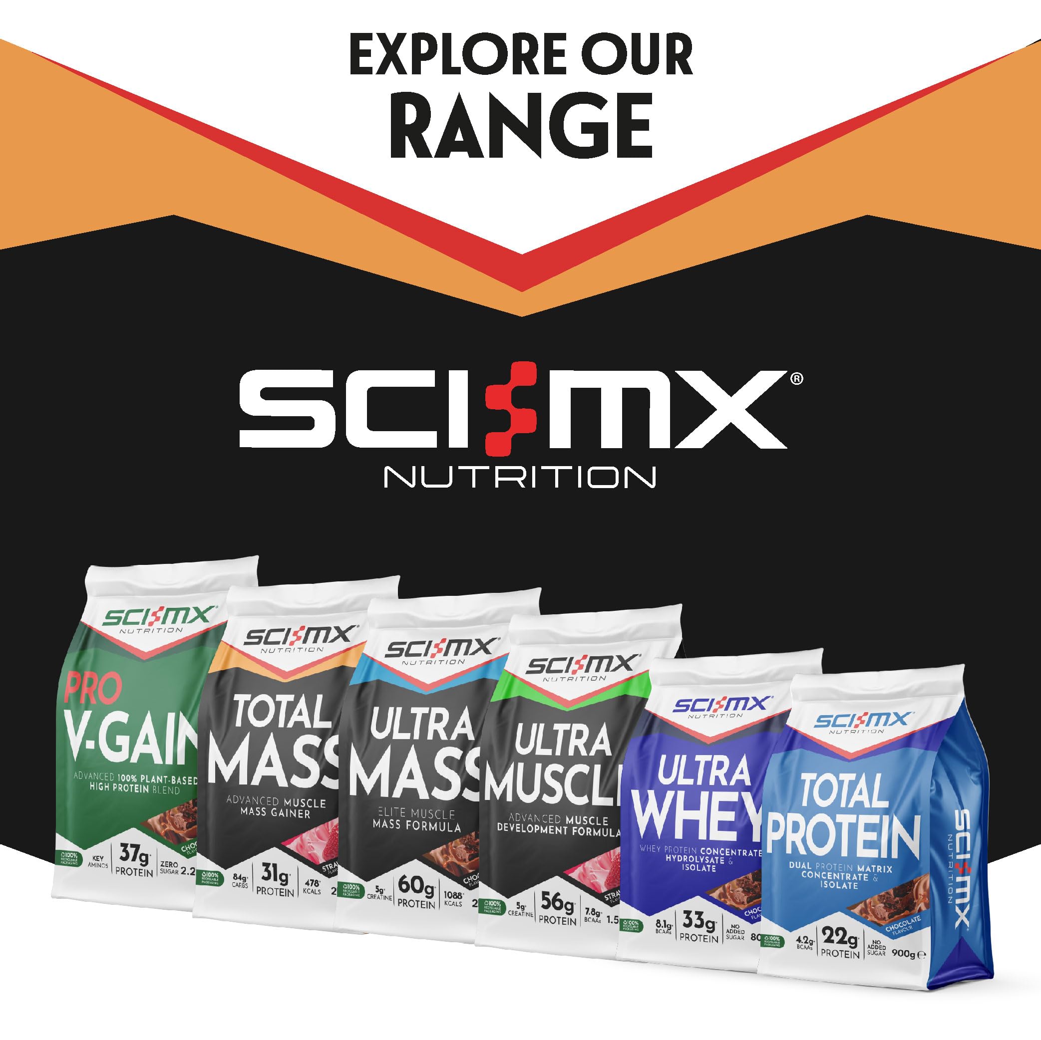 Sci-MX Total Mass 2kg Vanilla - Protein Blends