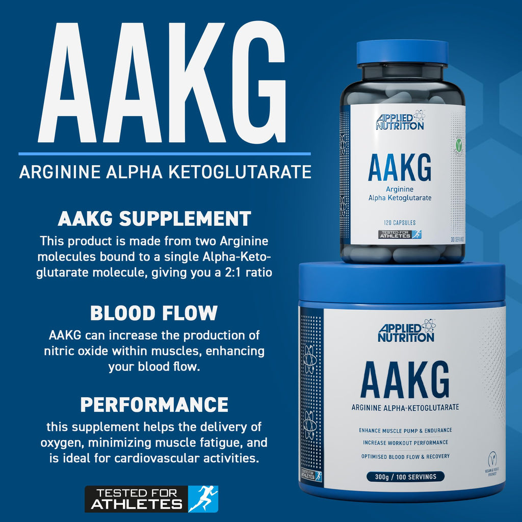 Applied Nutrition AAKG - 300g / Unflavoured - Arginine Alpha-Ketoglutarate Powder