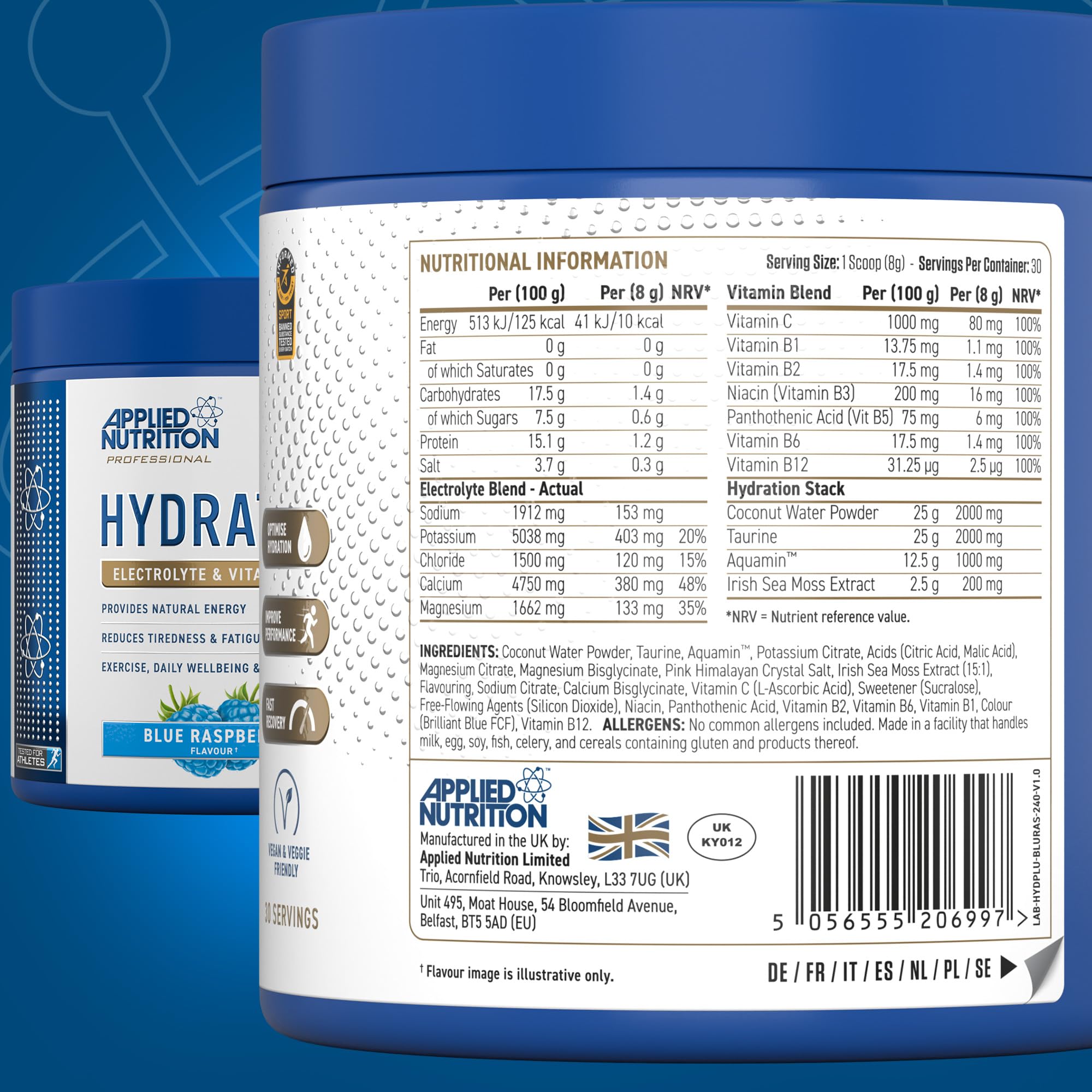 Applied Nutrition Hydration Powder - Sports & Energy Drink Mixes