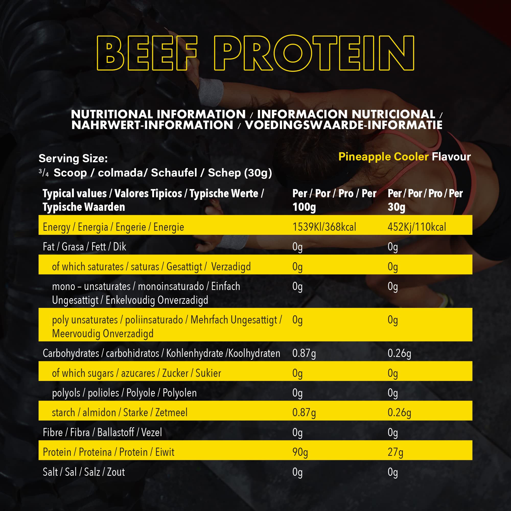 NXT Nutrition Beef Protein Isolate 540g