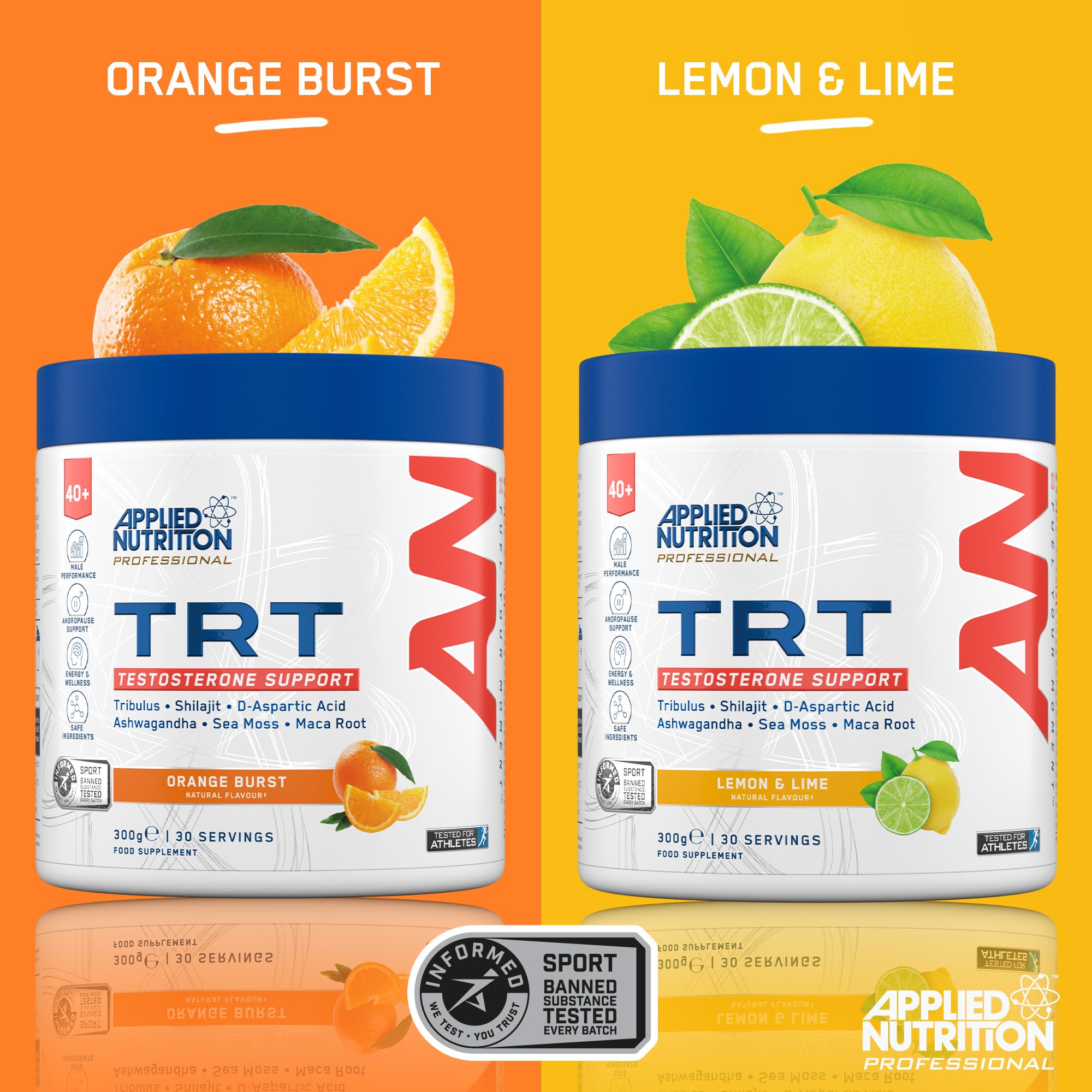 Applied Nutrition TRT (40 + RANGE) - Testosterone Booster Powder
