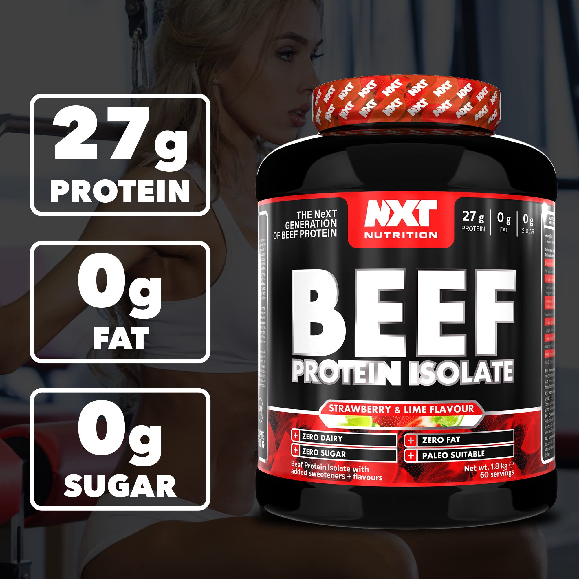 NXT Nutrition Beef Protein Isolate 1.8kg