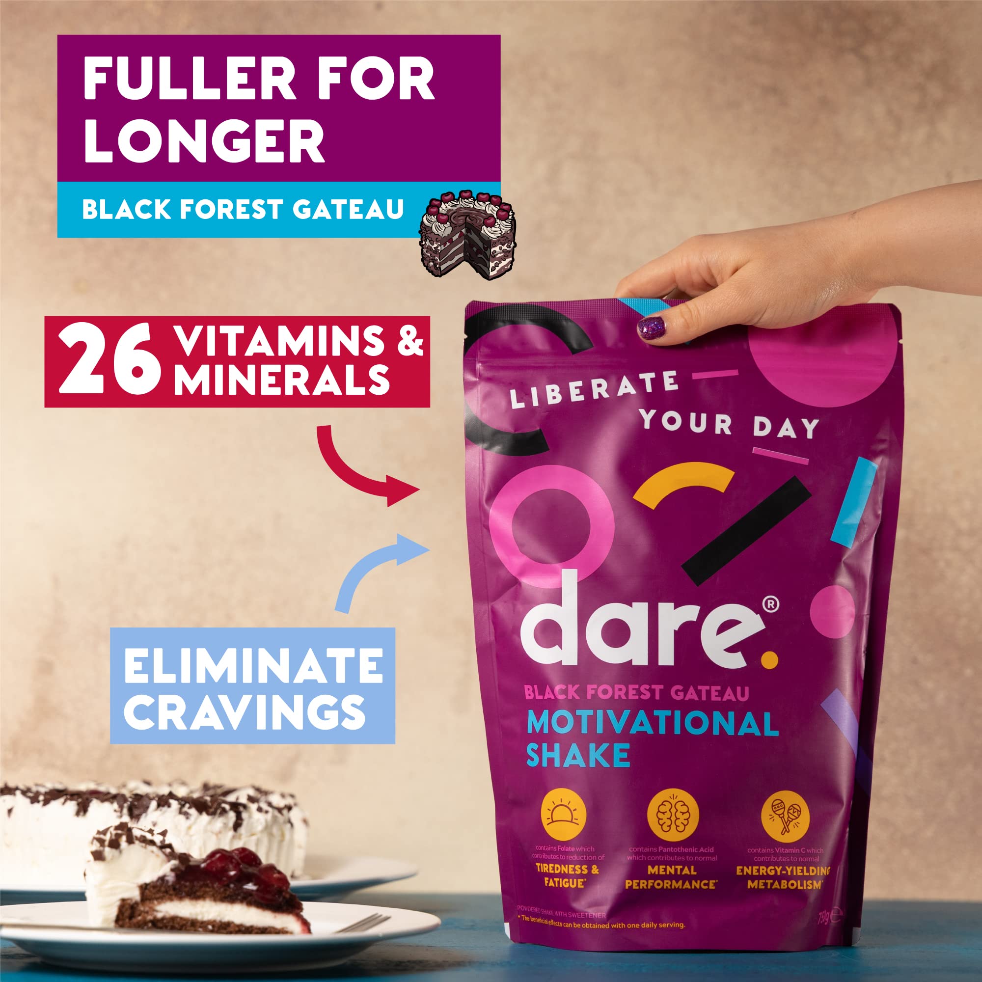 DARE Motivational Shake - Vegan Protein Powder