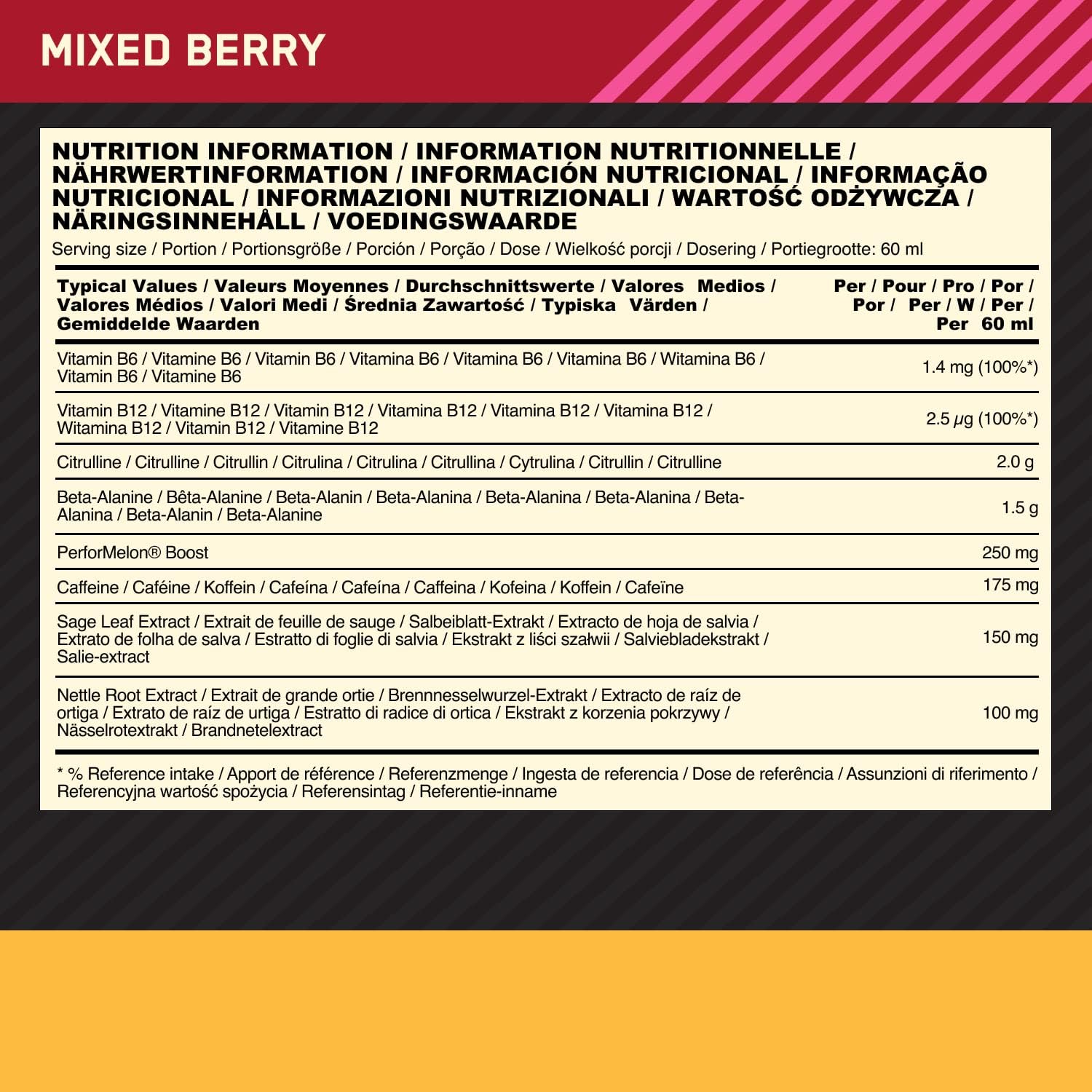 Optimum Nutrition Gold Standard Pre-Workout Shot - Pre-Workout