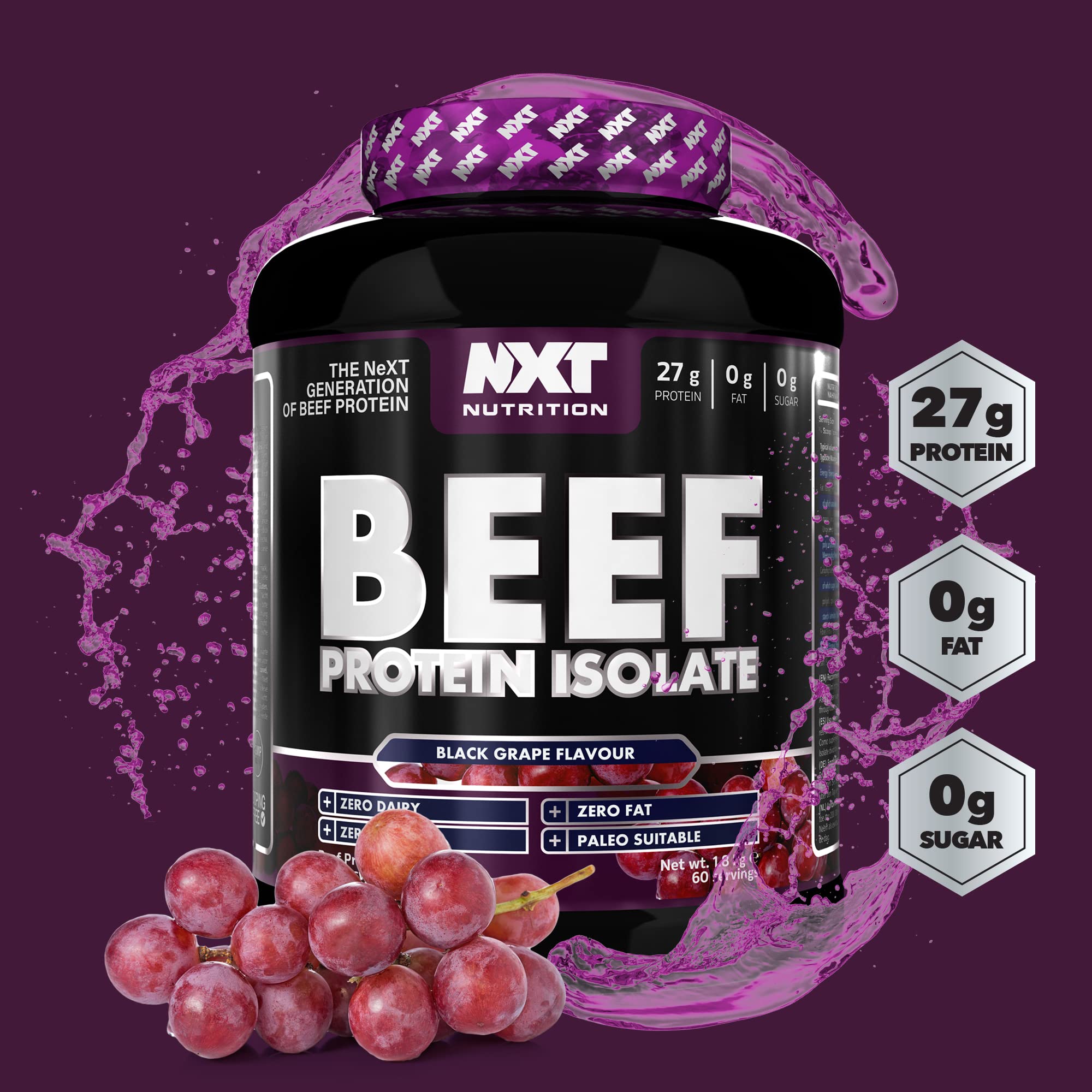 NXT Nutrition Beef Protein Isolate 1.8kg