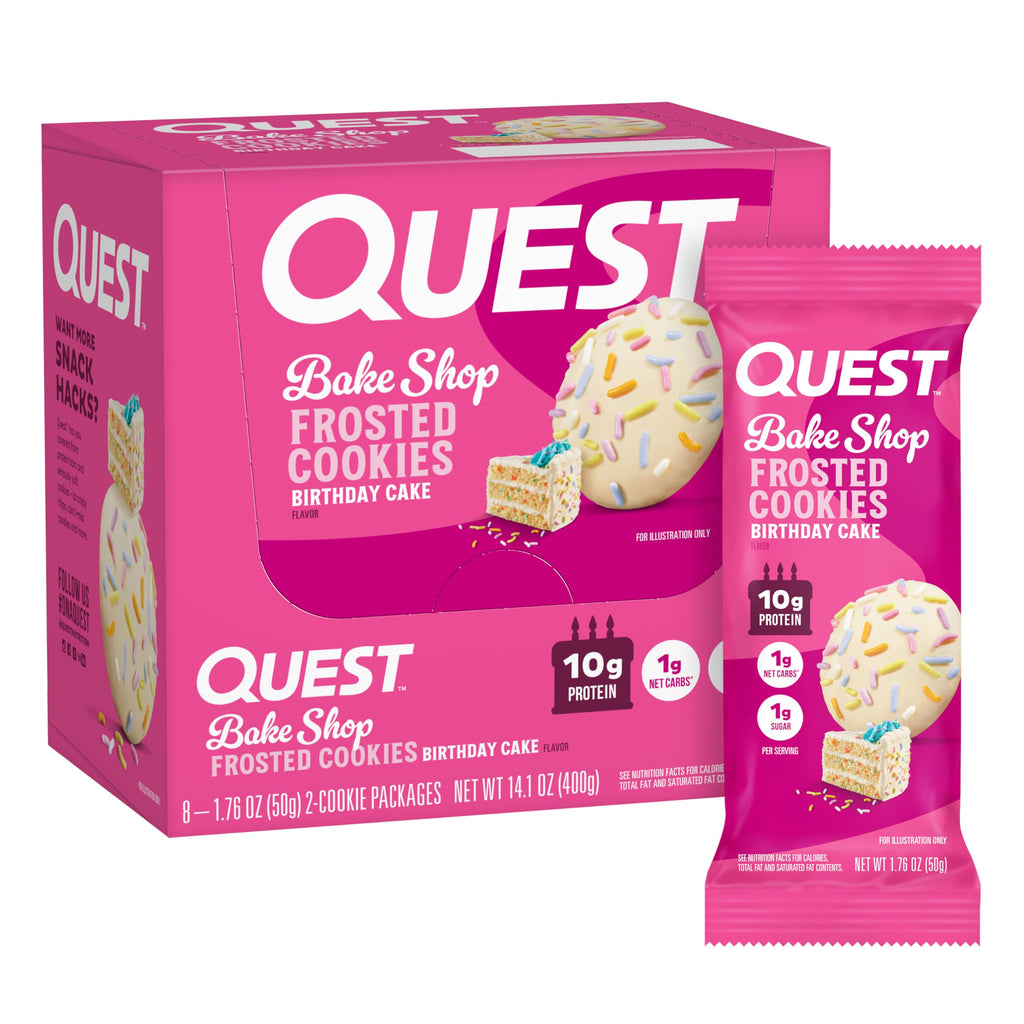 Quest Nutrition Frosted Cookie 8x50g (2 Cookie Packs)