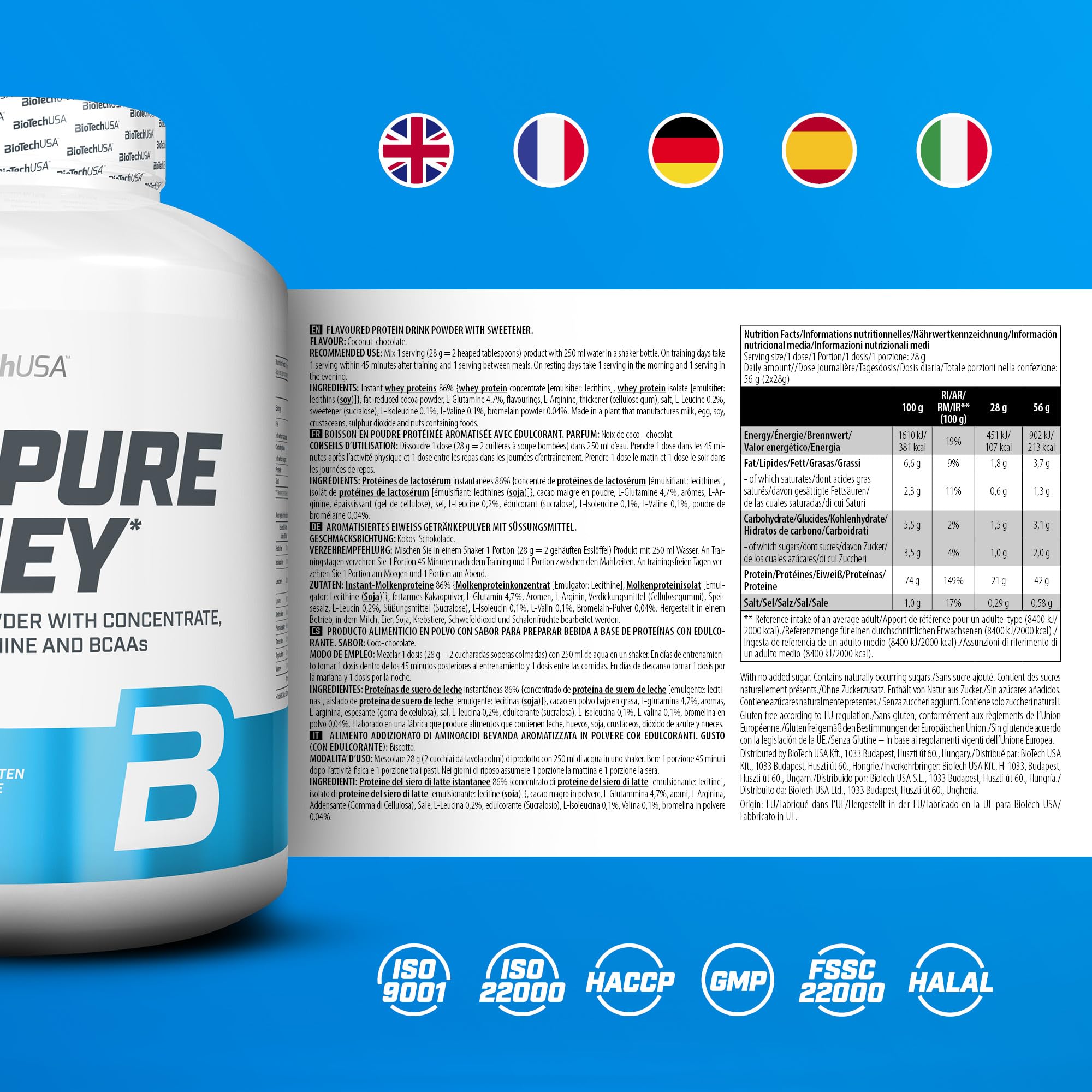 BioTech USA 100% Pure Whey