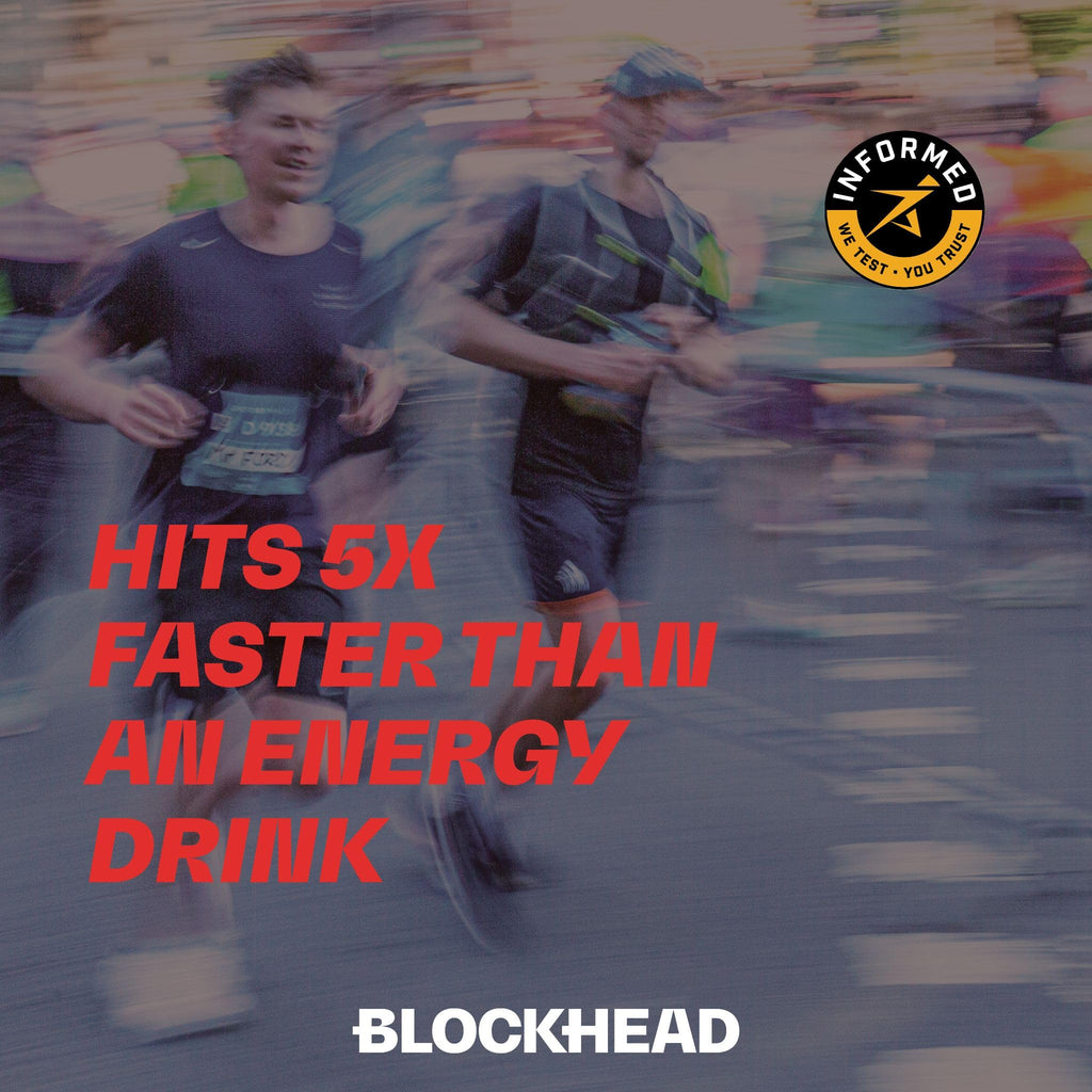 Blockhead Energy Gum Extra Strength - 12x16.45 / Mint - Energy & Endurance