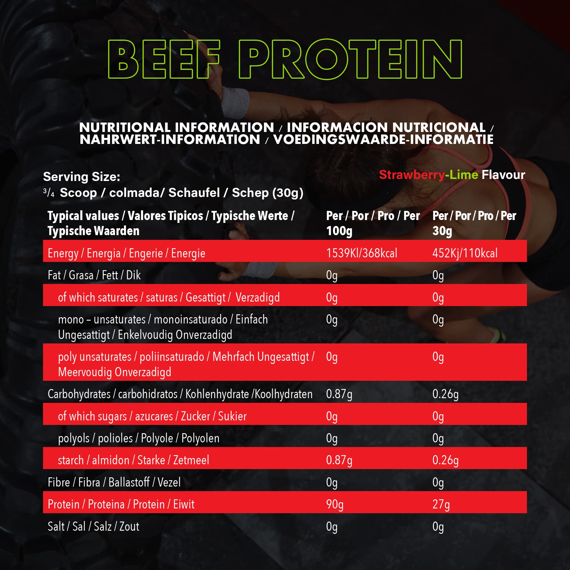 NXT Nutrition Beef Protein Isolate 540g