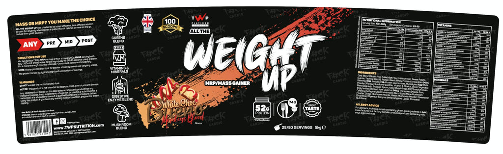 TWP All The Weight Up - 5kg / White Choc Bueno Monkey - Protein Blends