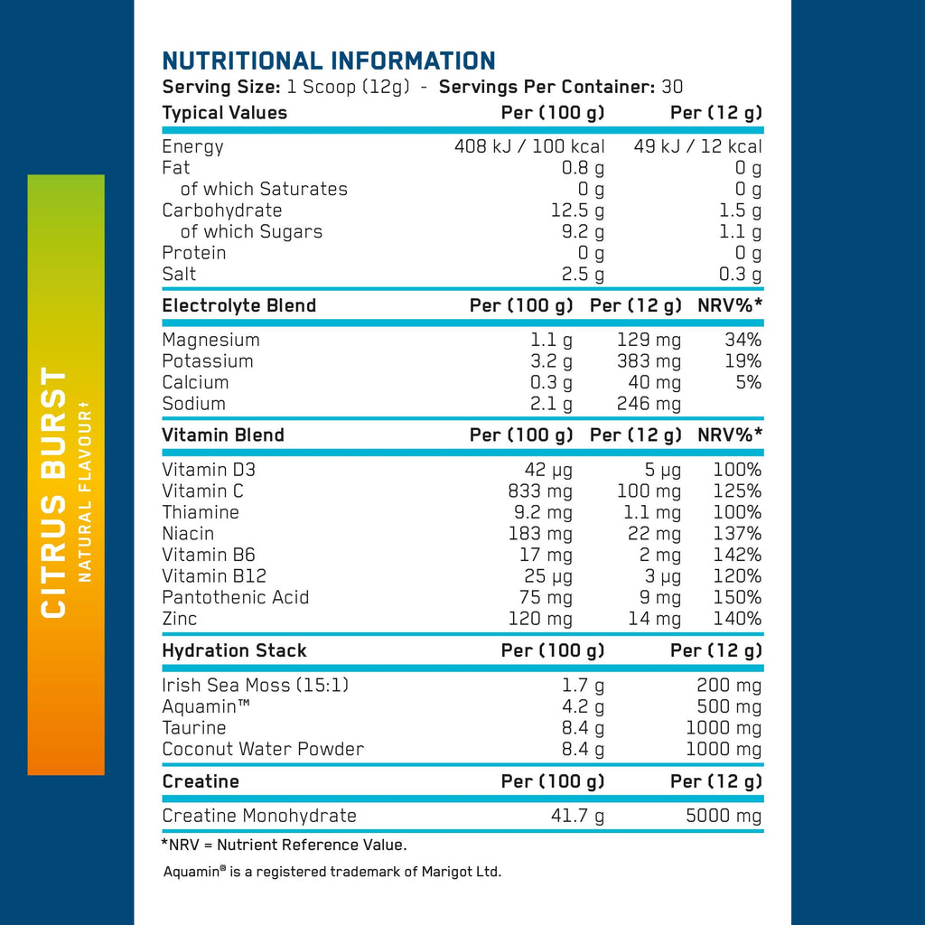 Applied Nutrition Creatine + Hydration - Recovery REC001