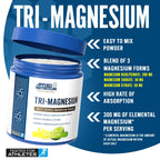 Applied Nutrition Tri-Magnesium Powder for muscle, bone, sleep, and heart health