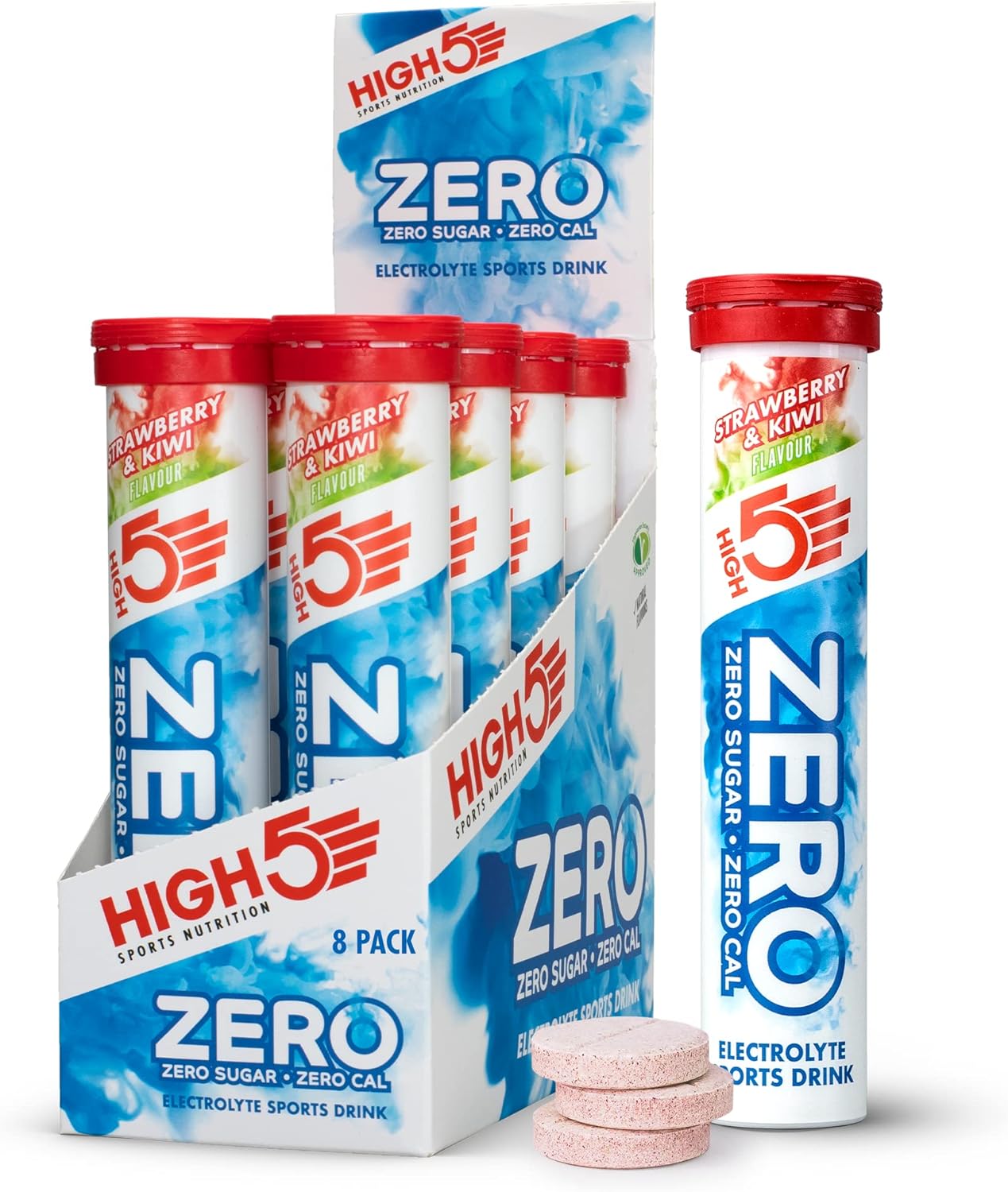 HIGH5 Zero - 8x20 Tabs / Strawberry & Kiwi - Hydration Tablets