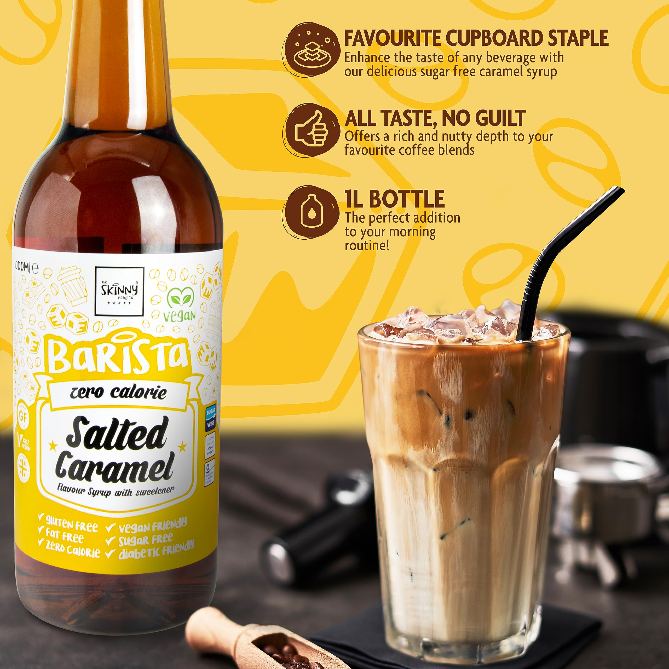 The Skinny Food Co Skinny Barista Zero Calorie Coffee Syrup - Zero VAT ZER001