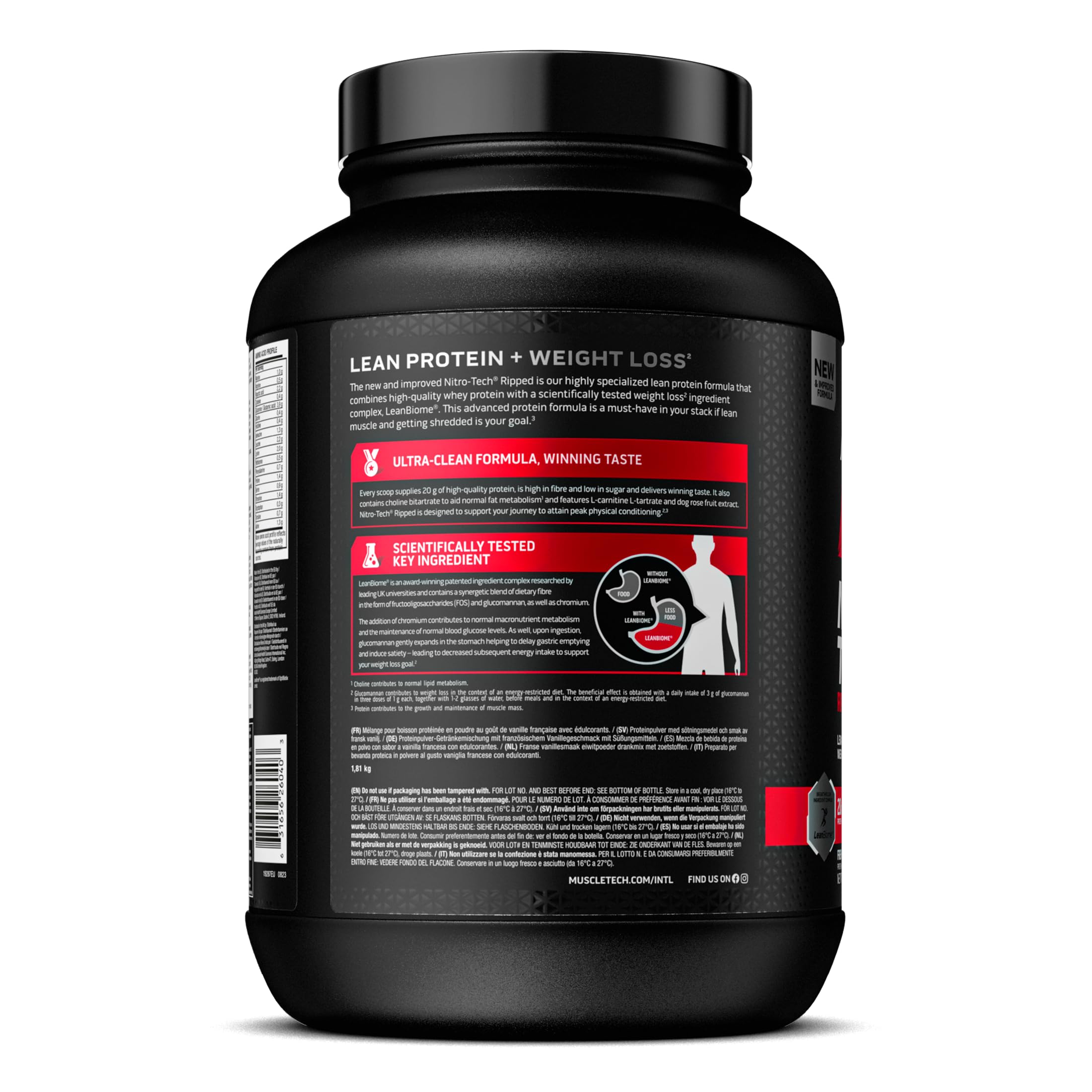 Muscletech Nitro Tech Ripped - Whey Protein Powder
