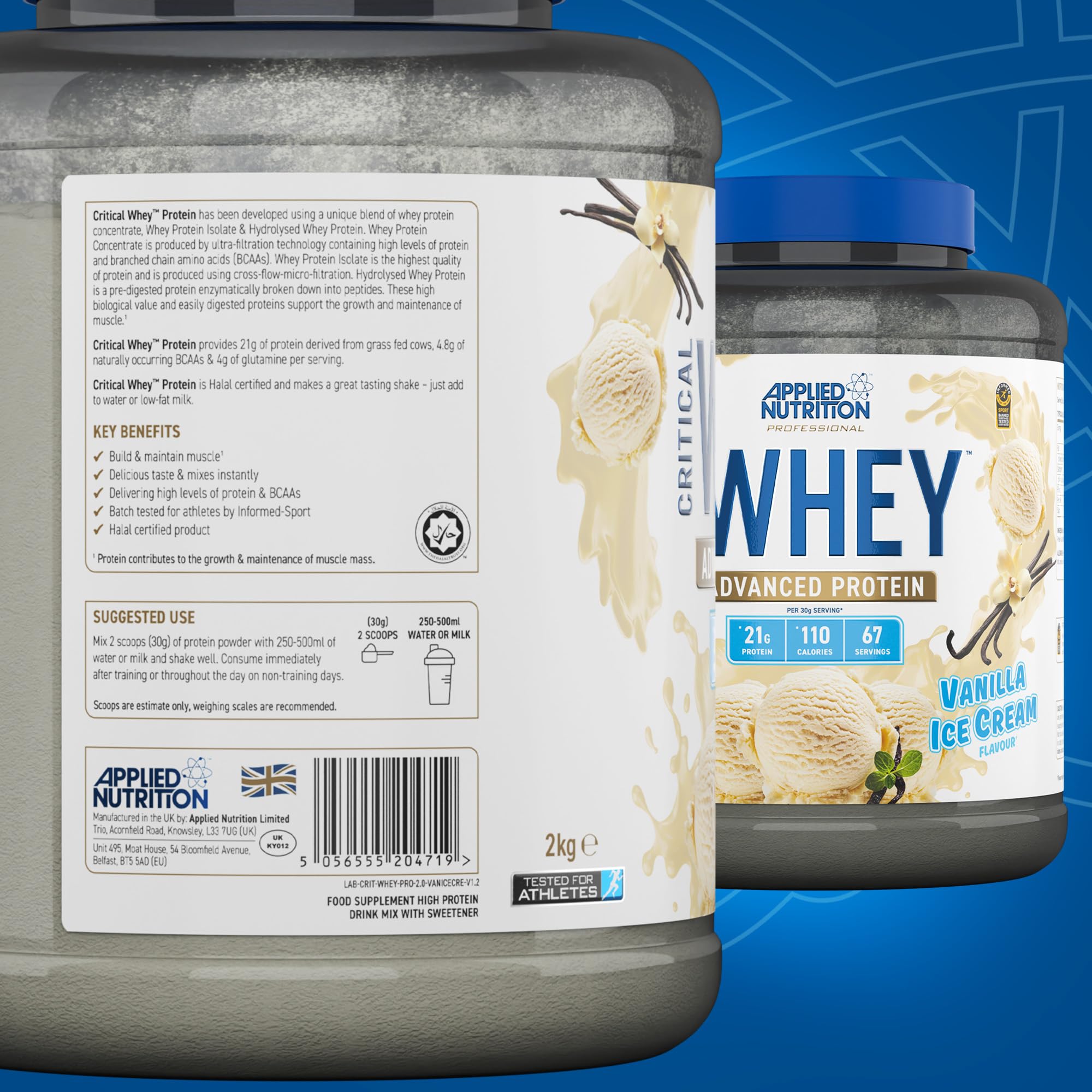 Applied Nutrition Critical Whey - Whey Protein Powder